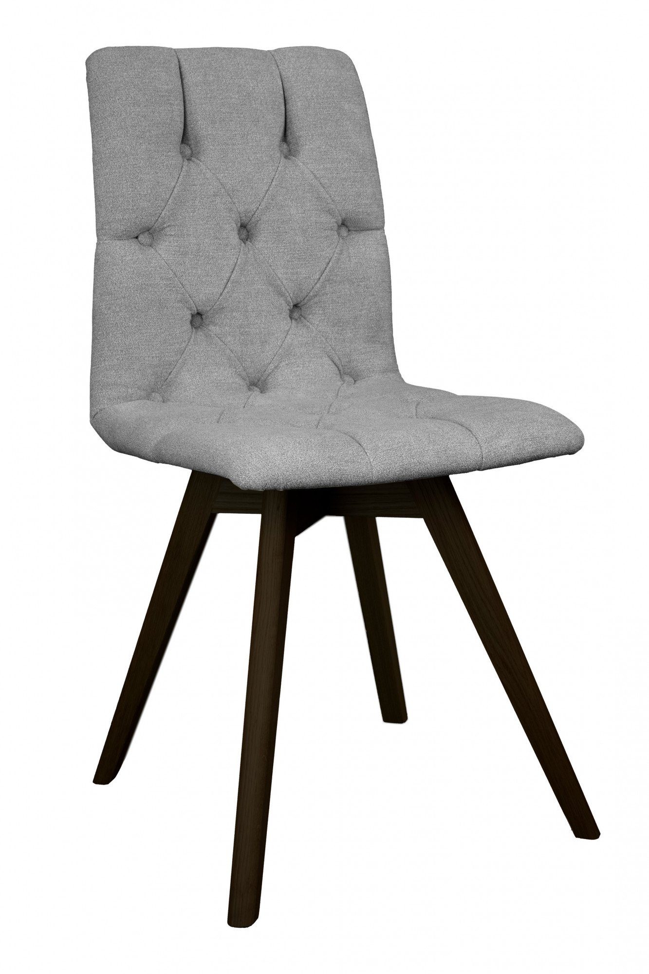 andas Eetkamerstoel Rania met massief houten poten (set, 2 stuks)