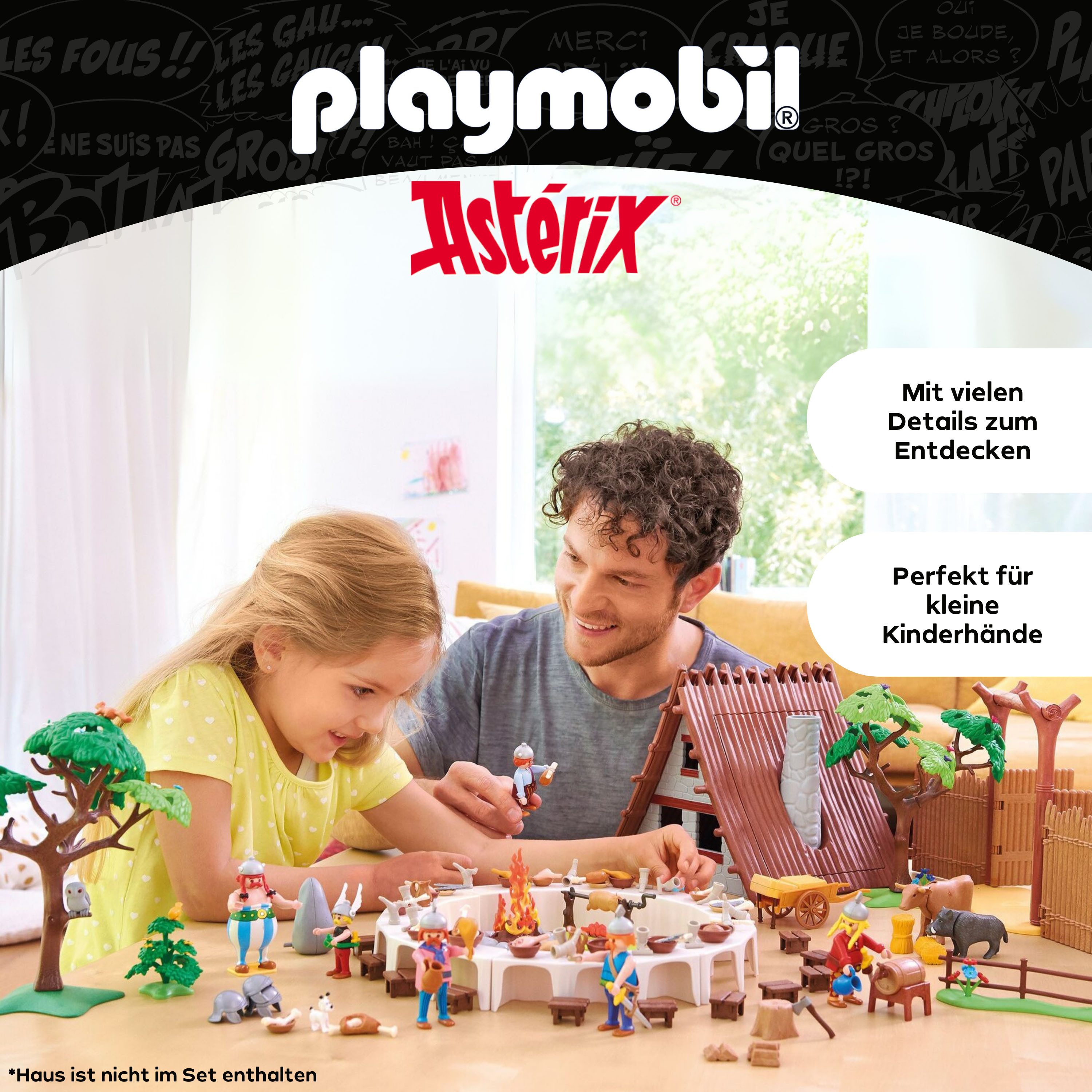 Playmobil® Constructie-speelset Asterix: Het Dorpsbanket (71827), Playmobil Asterix (159-delig)