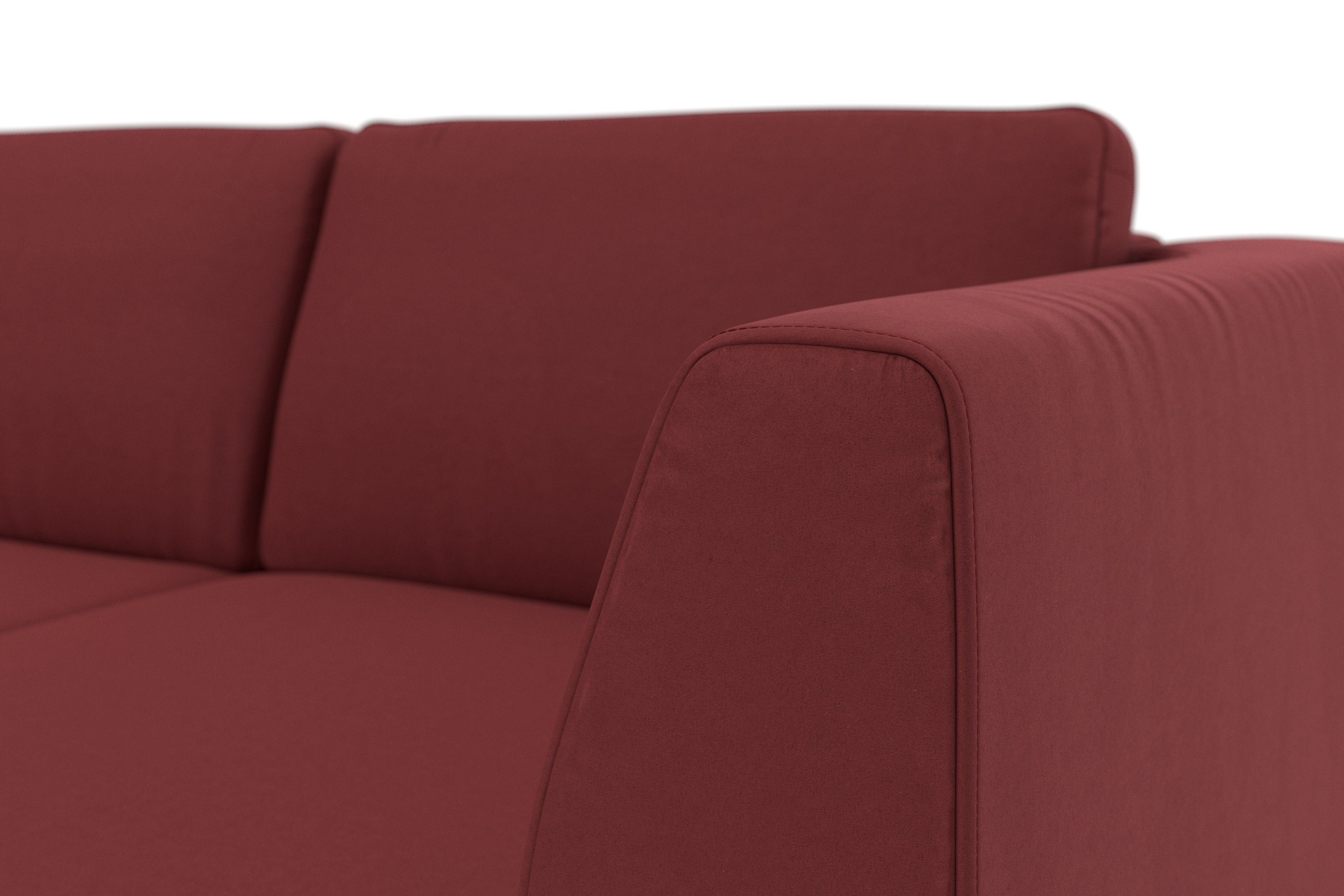 sit&more Hoekbank Olsen L-vorm inclusief zitdiepteverstelling, naar keuze met slaapfunctie, 15 cm hoog