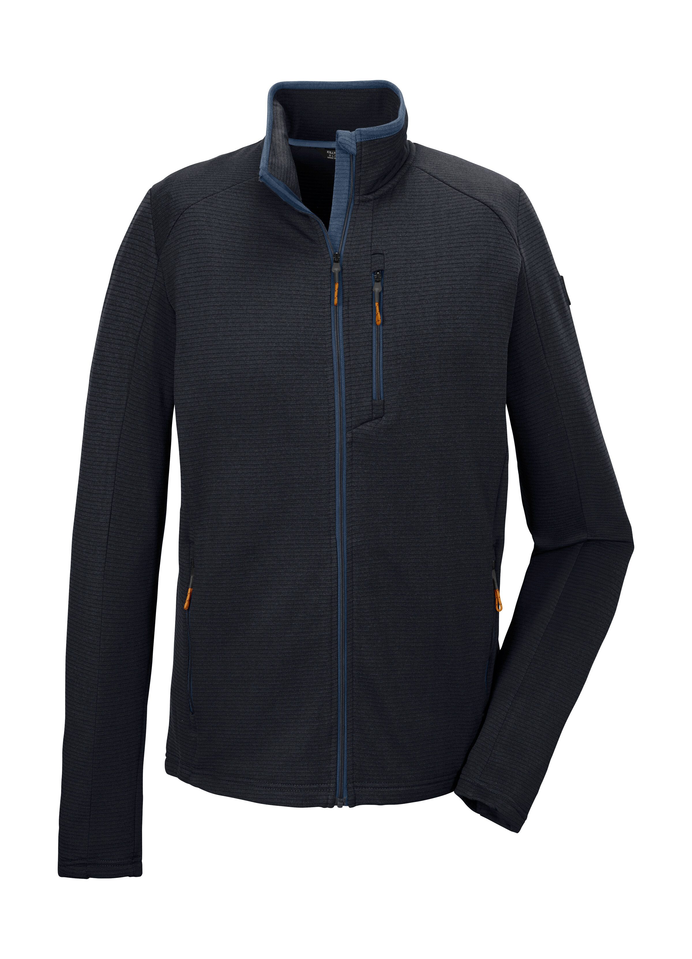 Killtec Vest KOS 92 MN FLX JCKT Sportieve herenjack met kinbescherming en afsluitbare zakken
