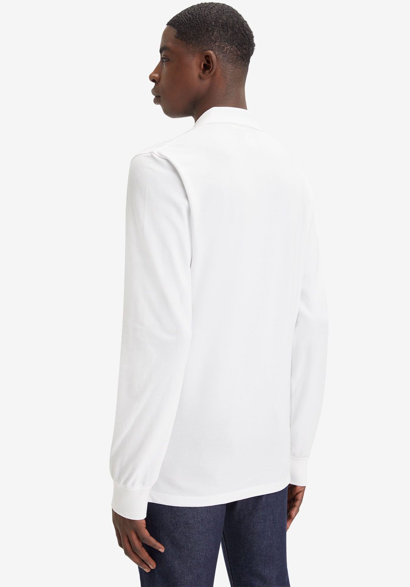 Levi's® Poloshirt met lange mouwen met geborduurd logo