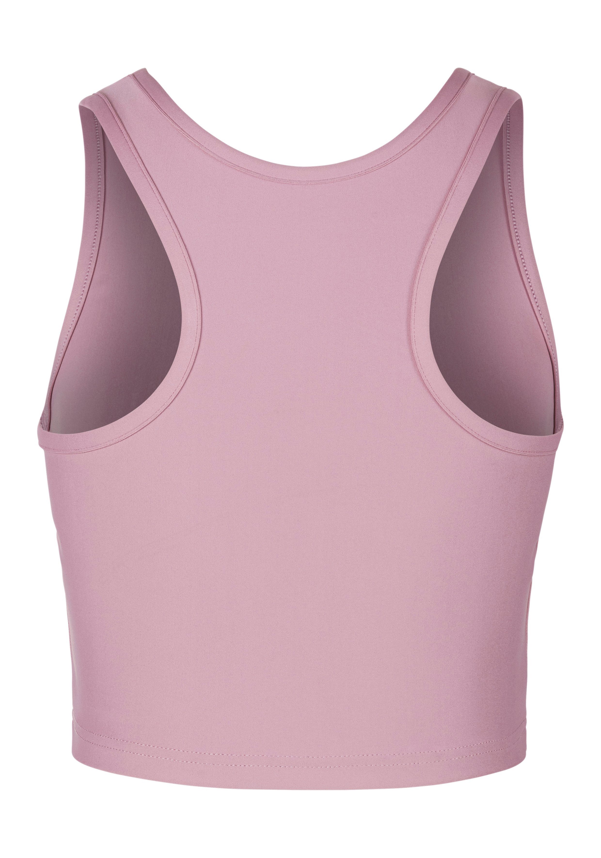 active by Lascana Crop-top Sporttop met racerback en logoprint