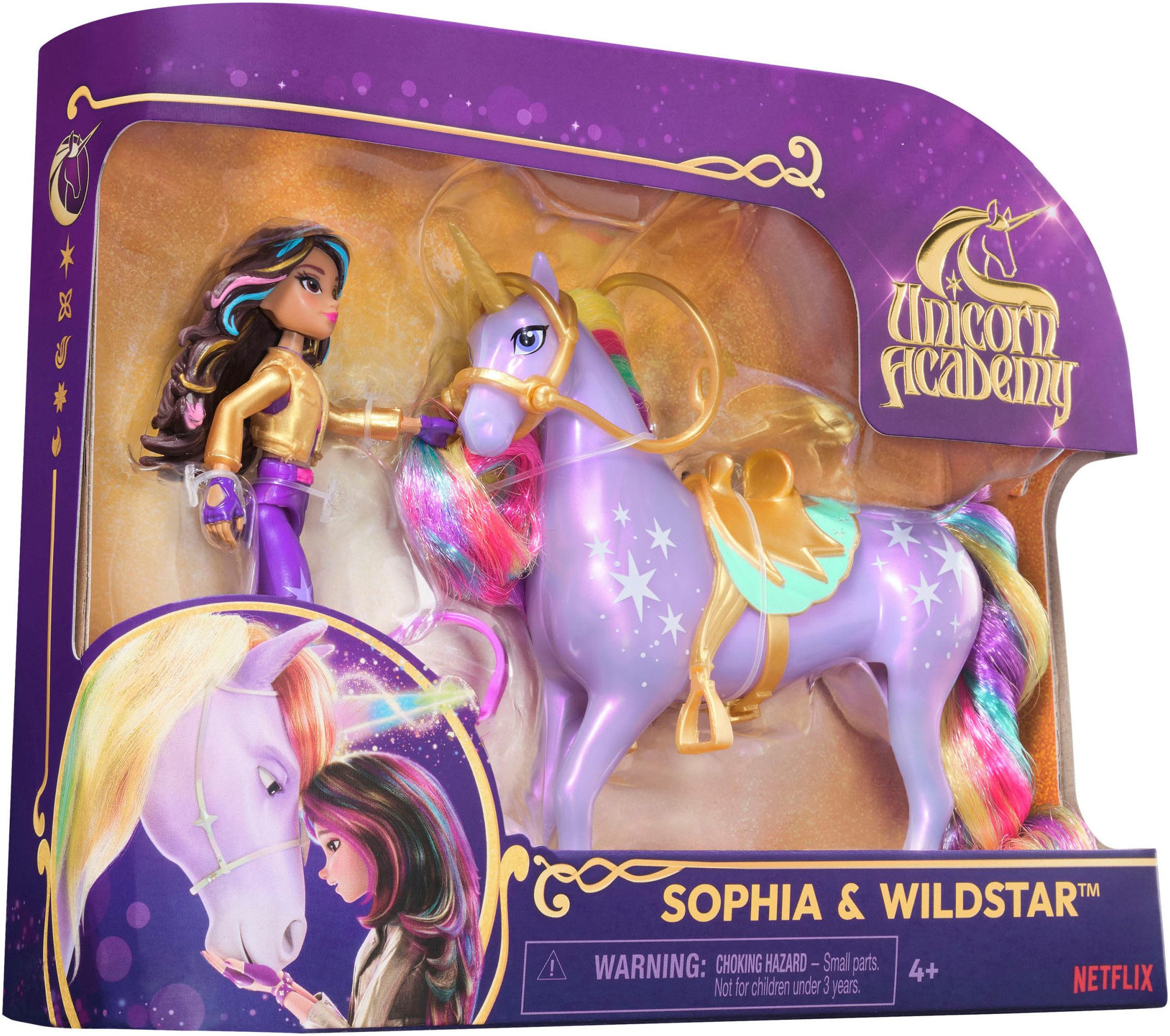 Spin Master Aankleedpop Unicorn Academy - Small Doll & Unicorn - Sophia & Wildstar