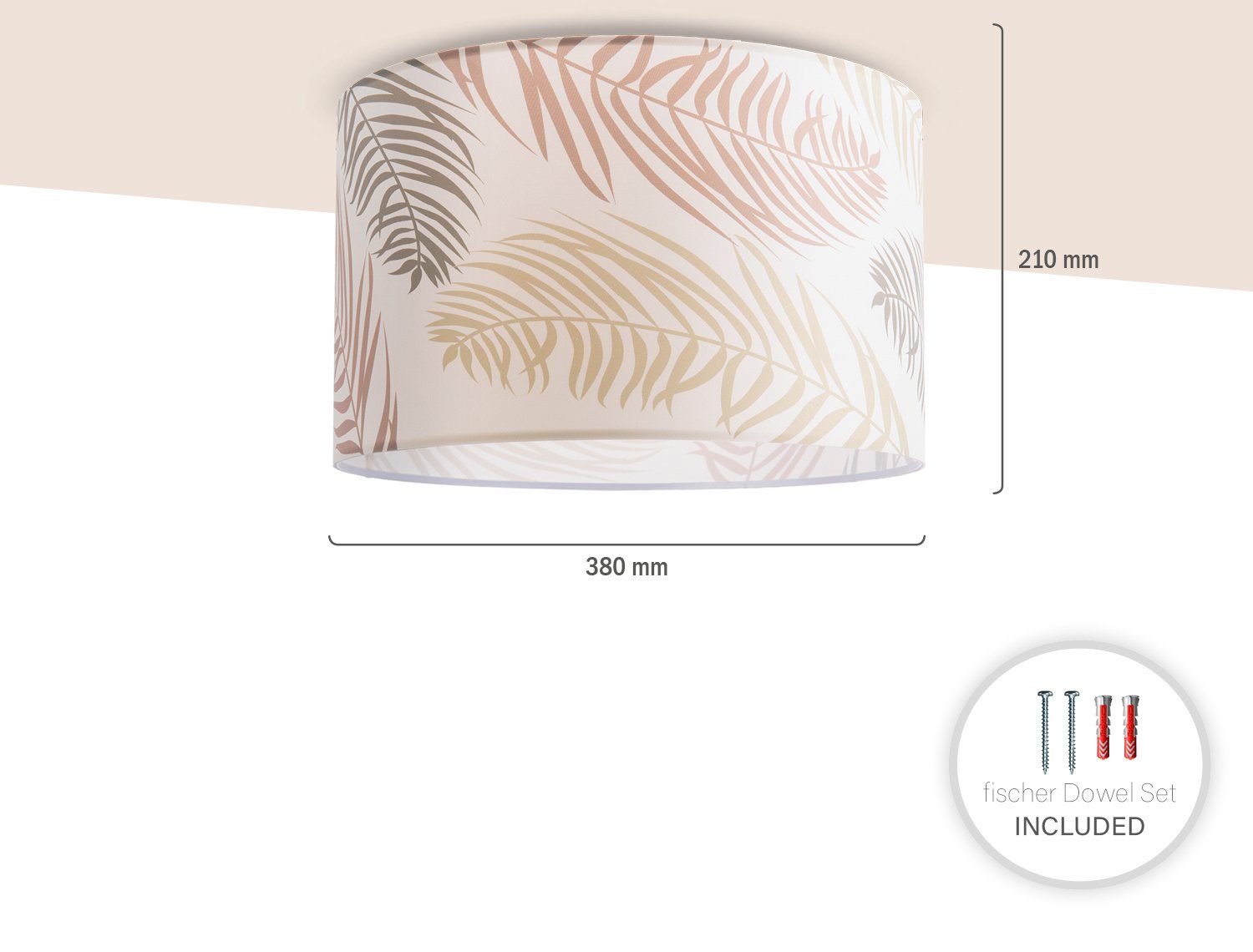 Paco Home Plafondlamp Kuba 123 LED lamp plafondlamp woonkamer decor woonkamer plafondlamp palmen