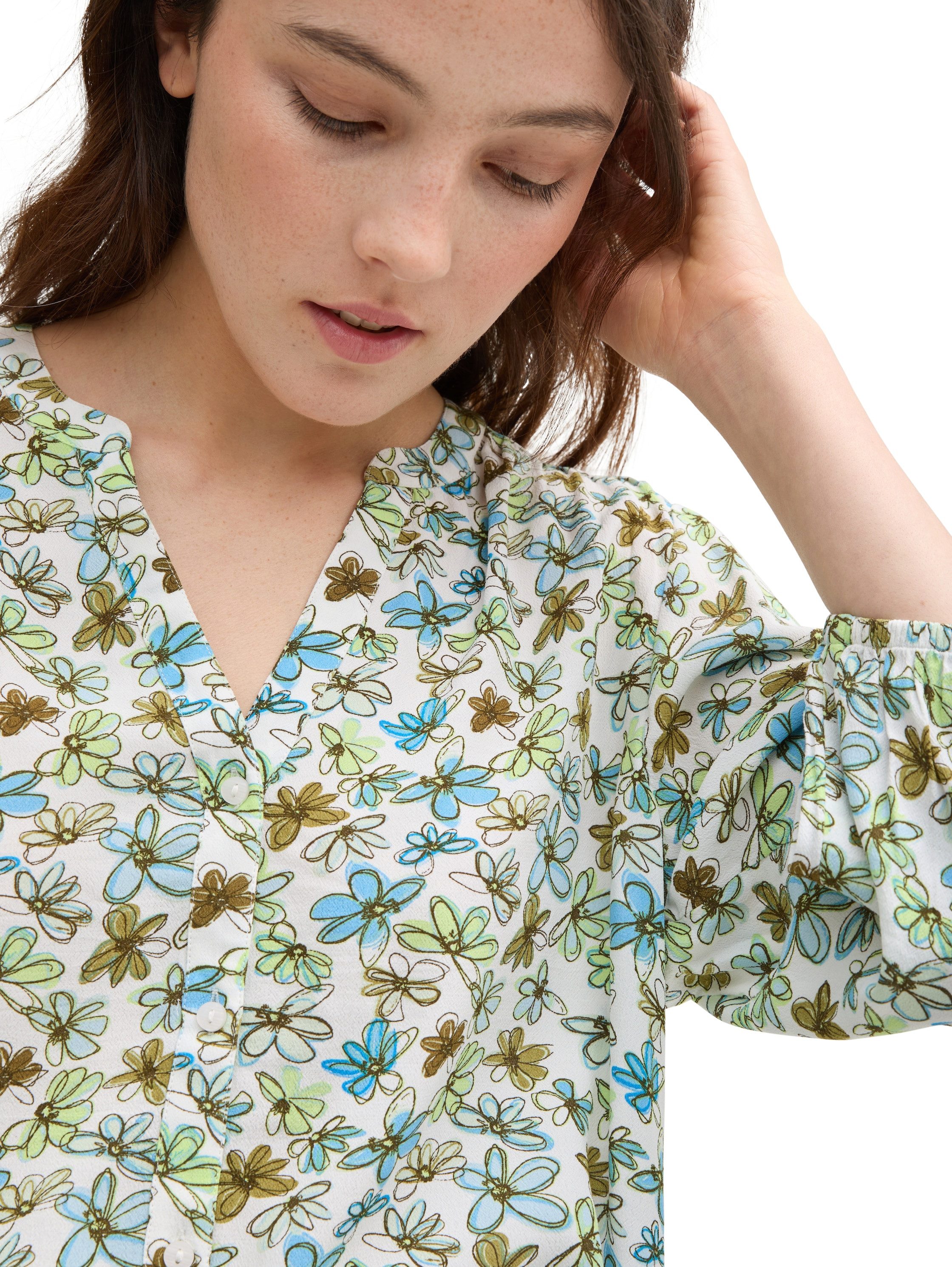 Tom Tailor Denim Klassieke blouse met print all-over