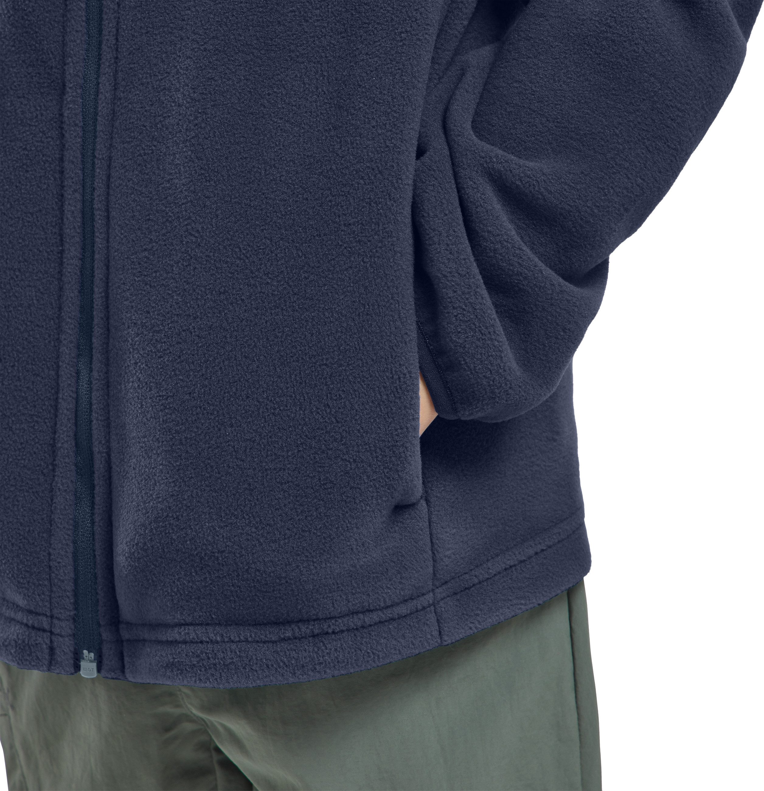 Jack Wolfskin Fleecejack TAUNUS JACKET K gemakkelijk te dragen en gemakkelijk te onderhouden