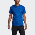 adidas performance t-shirt hiit spin training blauw