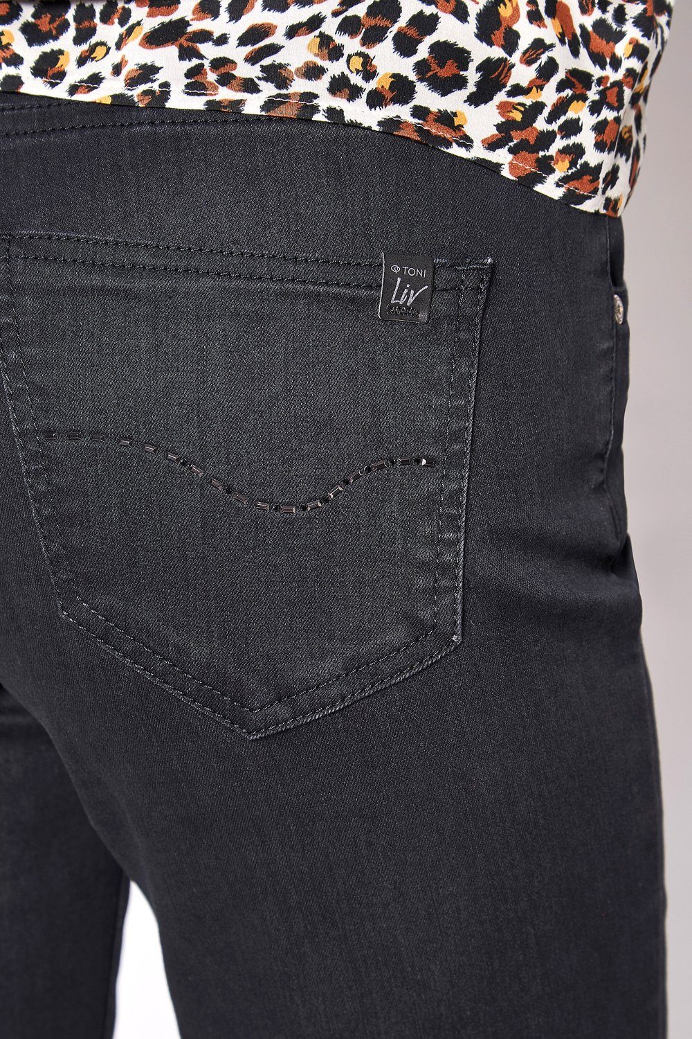TONI Slim fit jeans Liv in five-pocketsstijl