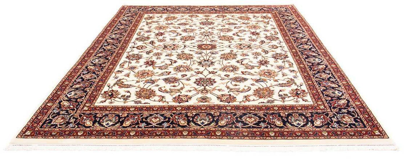 morgenland Wollen kleed Kasjmar medaillon beige 259 x 248 cm Uniek exemplaar met certificaat