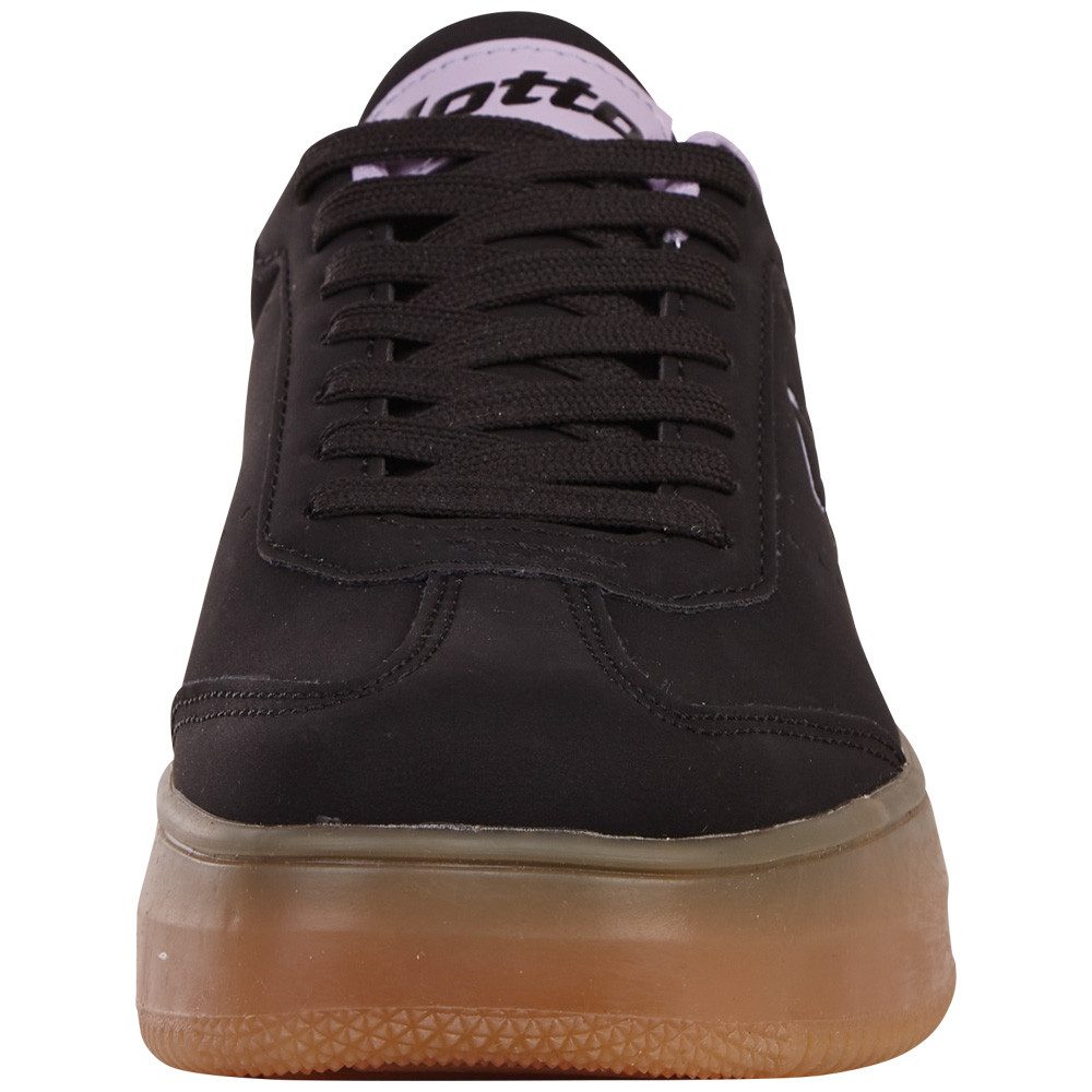 lotto Sneakers op honingkleurige plateau-sneakerzool