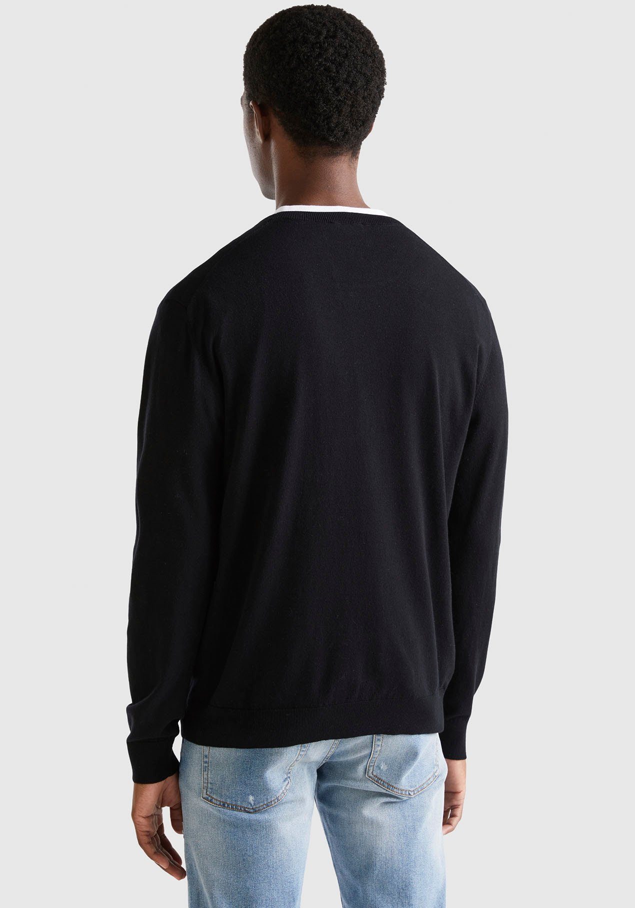 United Colors of Benetton Trui met ronde hals in cleane look
