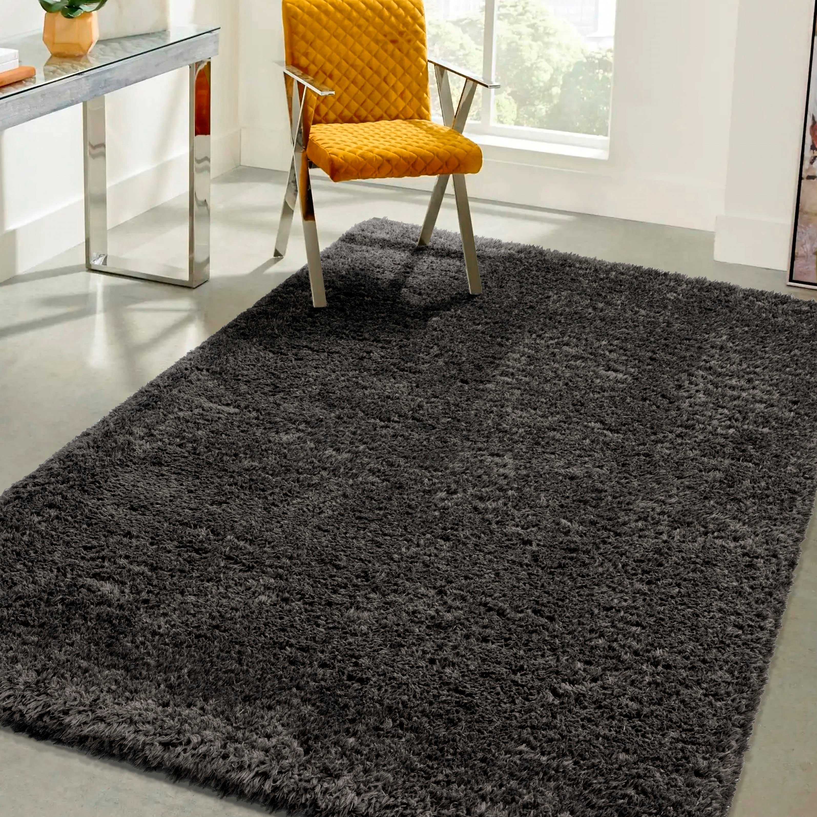 merinos Hoogpolig vloerkleed Recycle Floki 961 Shaggy van gerecycled polyester, duurzaam, gemêleerd, woonkamer