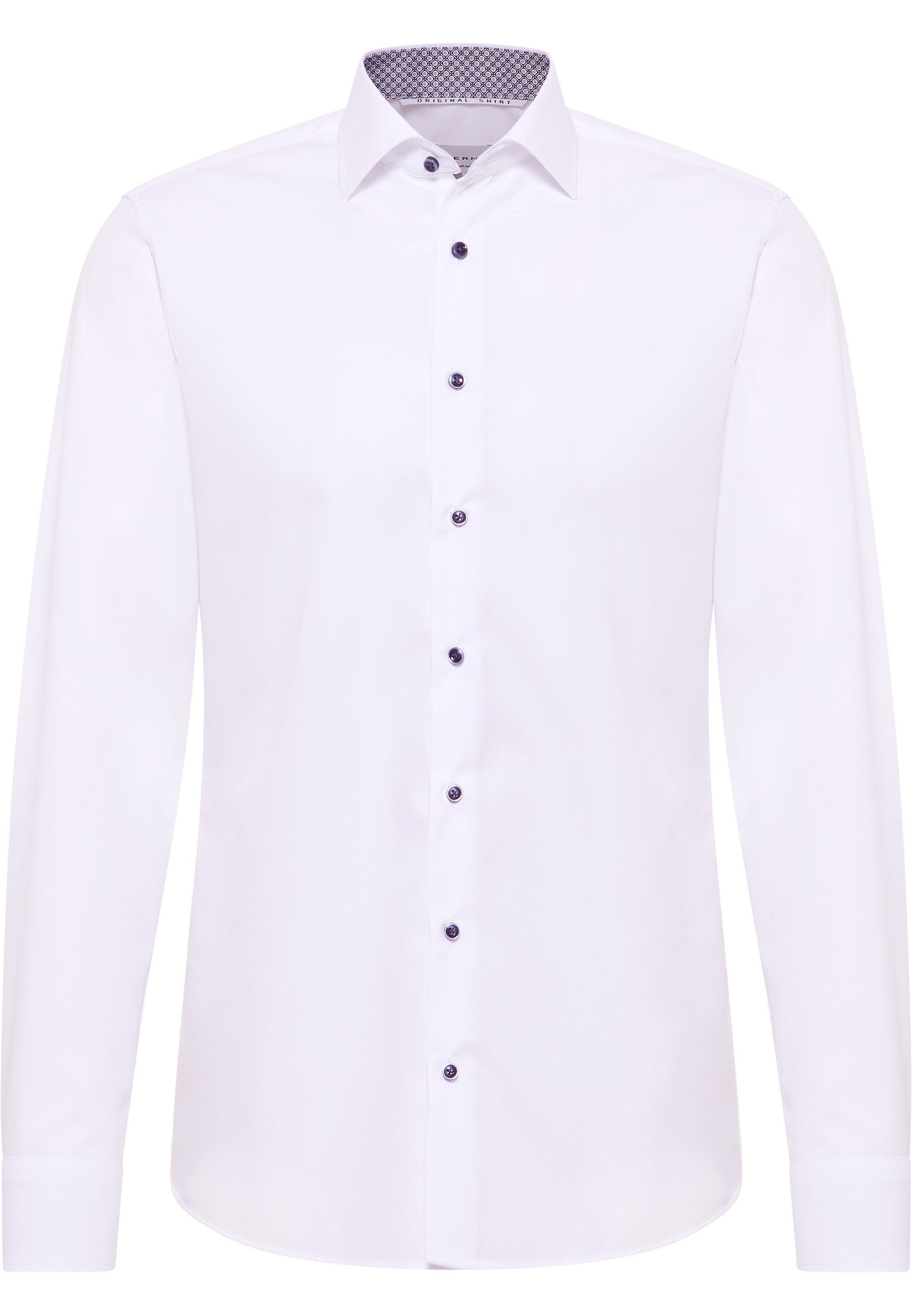 Eterna Overhemd met lange mouwen Slim fit NON IRON (strijkvrij)