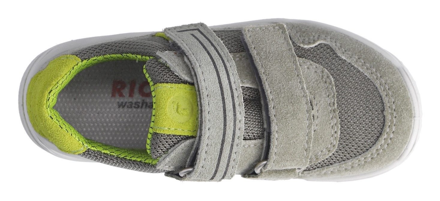 Ricosta Sneakers RIDER DAME: Midden , vrijetijdsschoen met klittenbandsluiting, maat sjabloon te downloaden