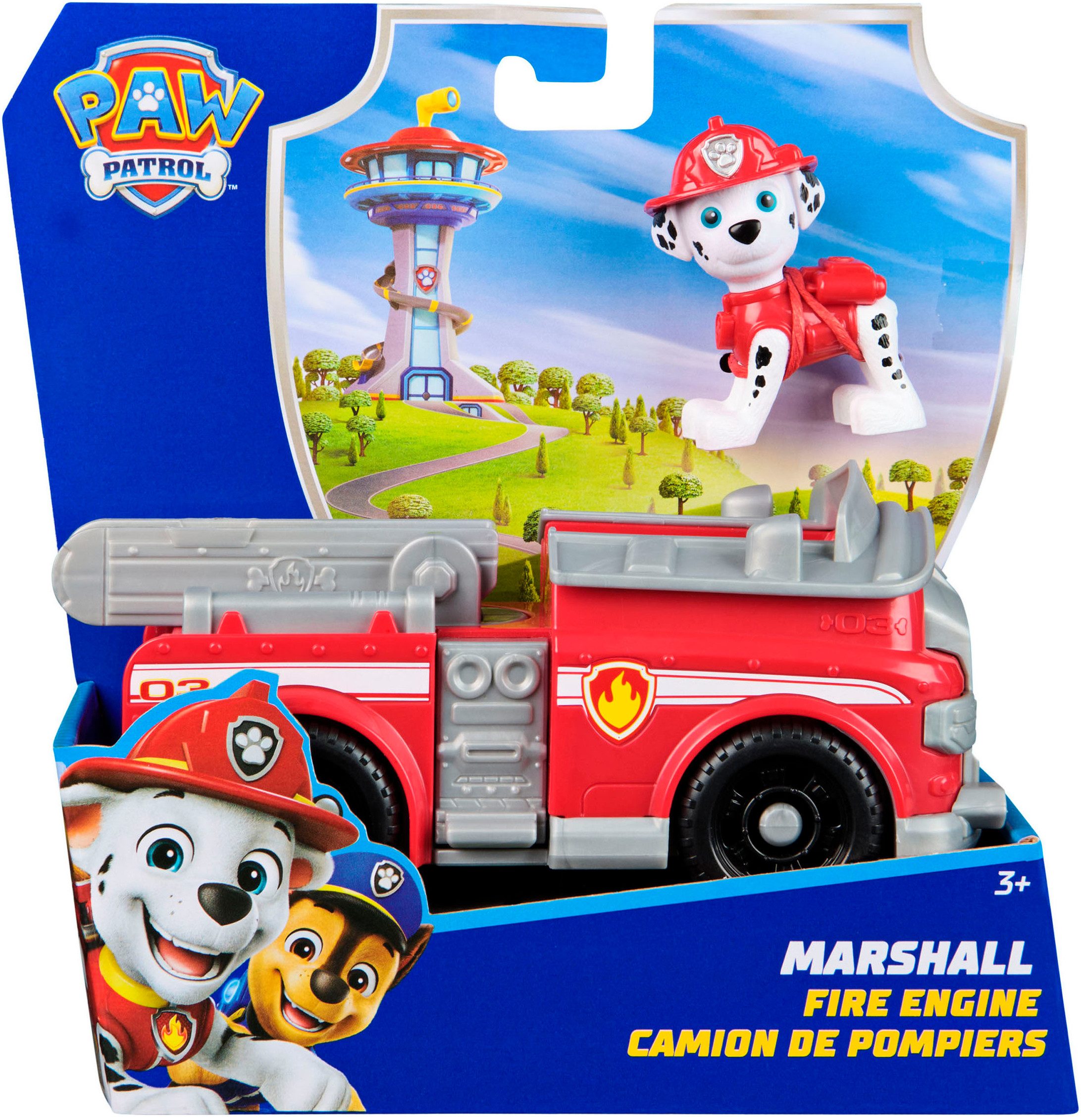 Spin Master Speelgoedauto PAW Patrol, Sust. Basic Vehicle Marshall