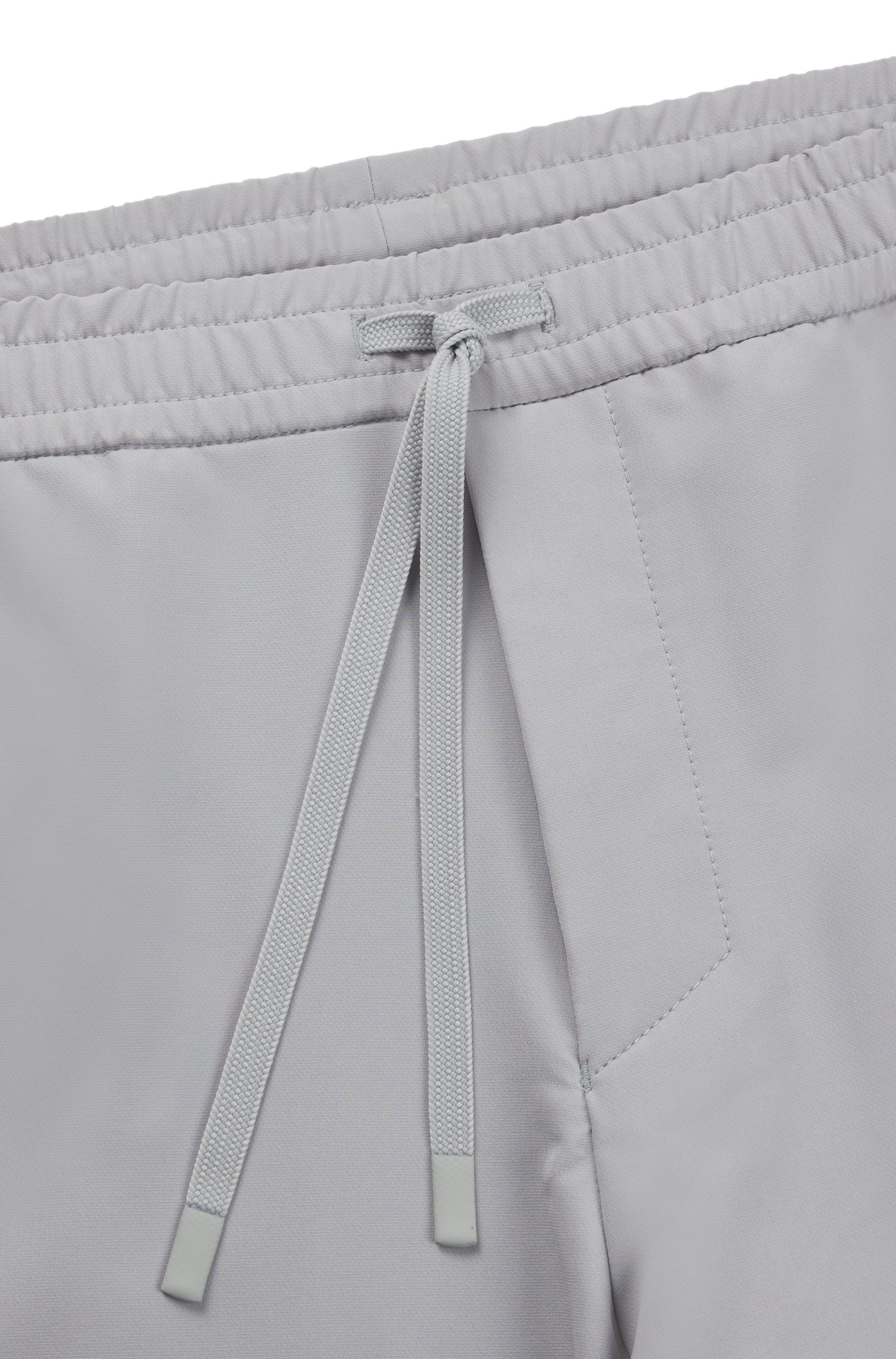 BOSS GREEN Stretchbroek T_Flex met elastische band en rijgkoord