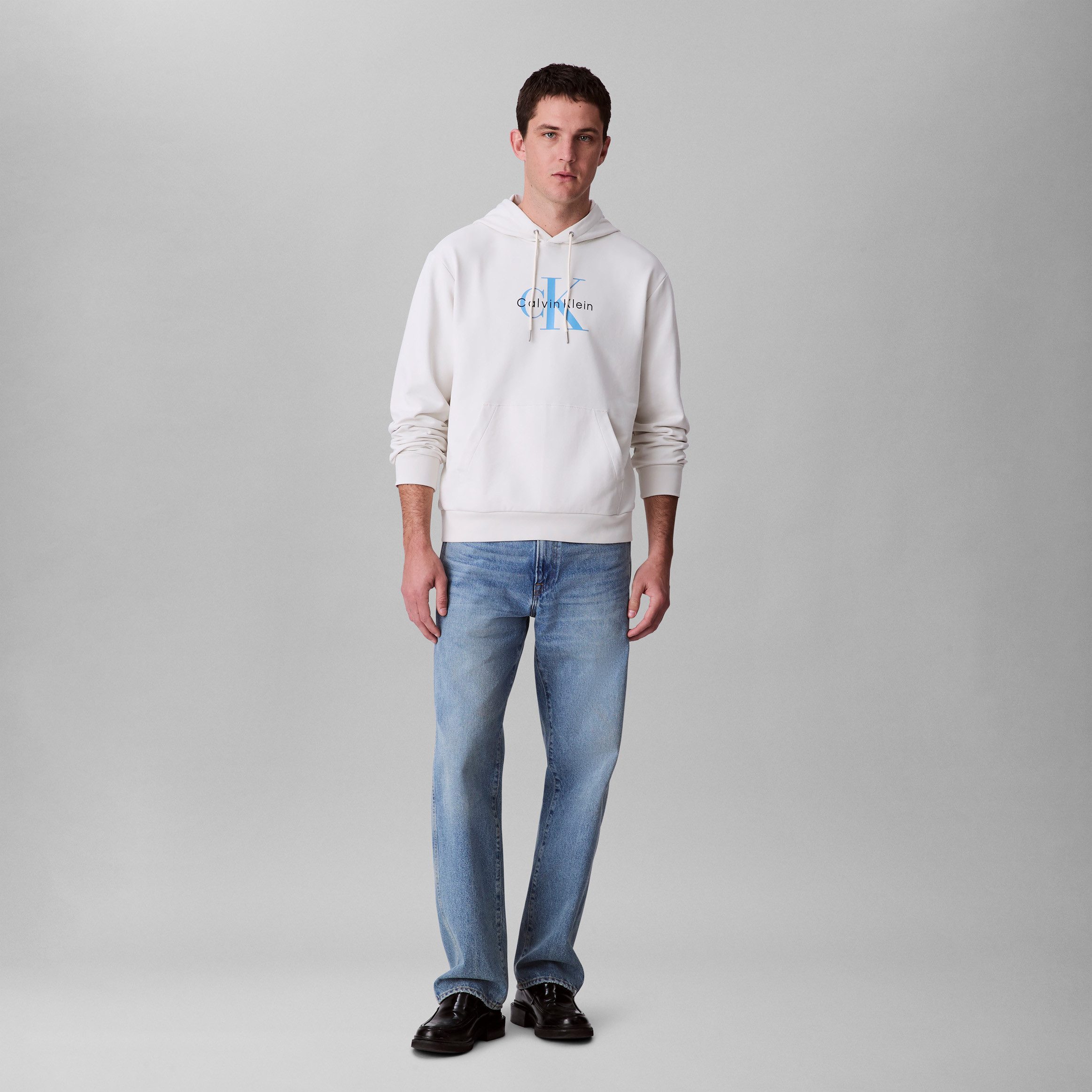 Calvin Klein Hoodie 400GSM TERRY MONOLOGO HOODIE