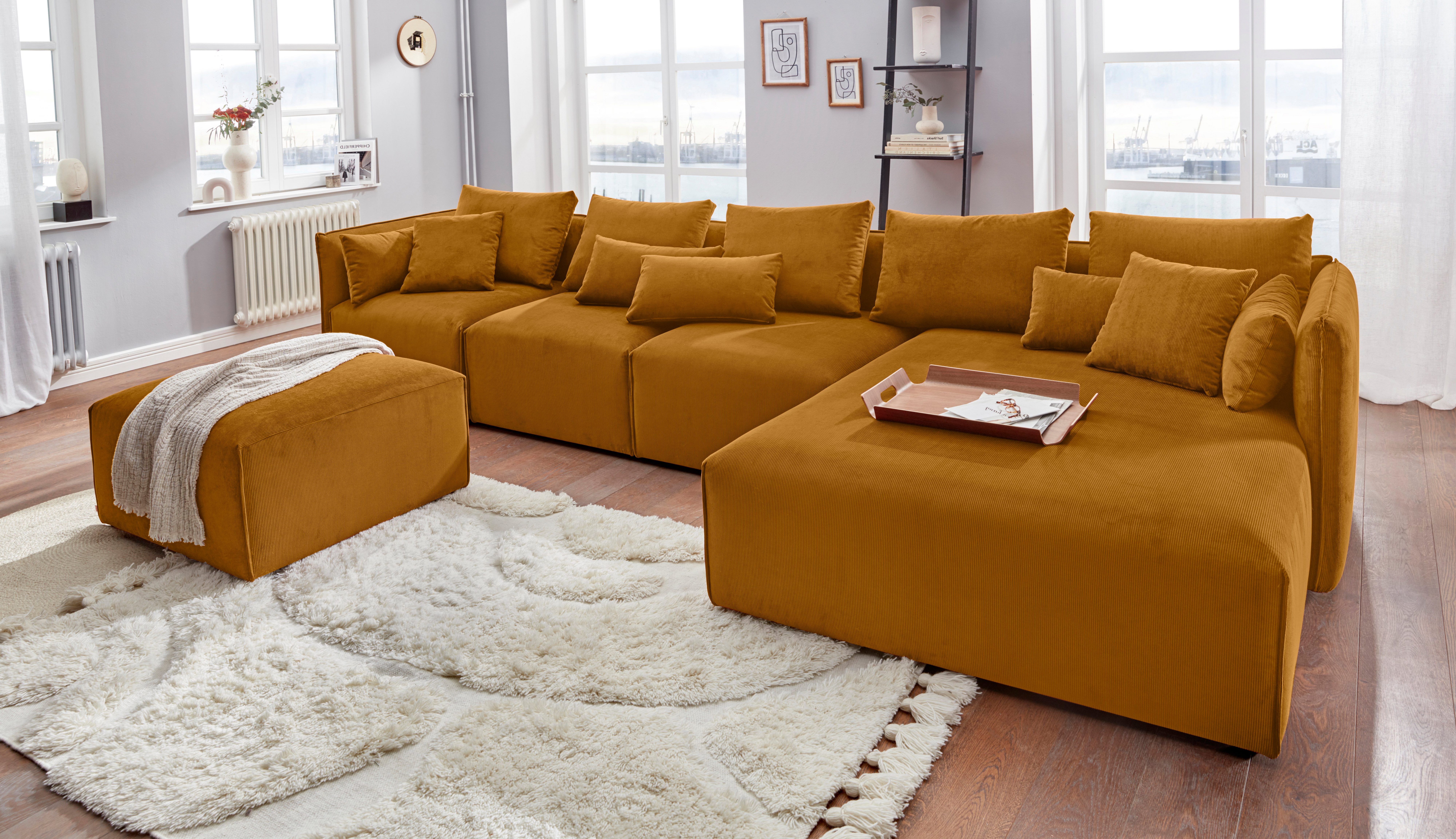 andas Ottomane Nöre Lounge-module - om zelf samen te stellen, breedte 138 cm, diepte 168 cm