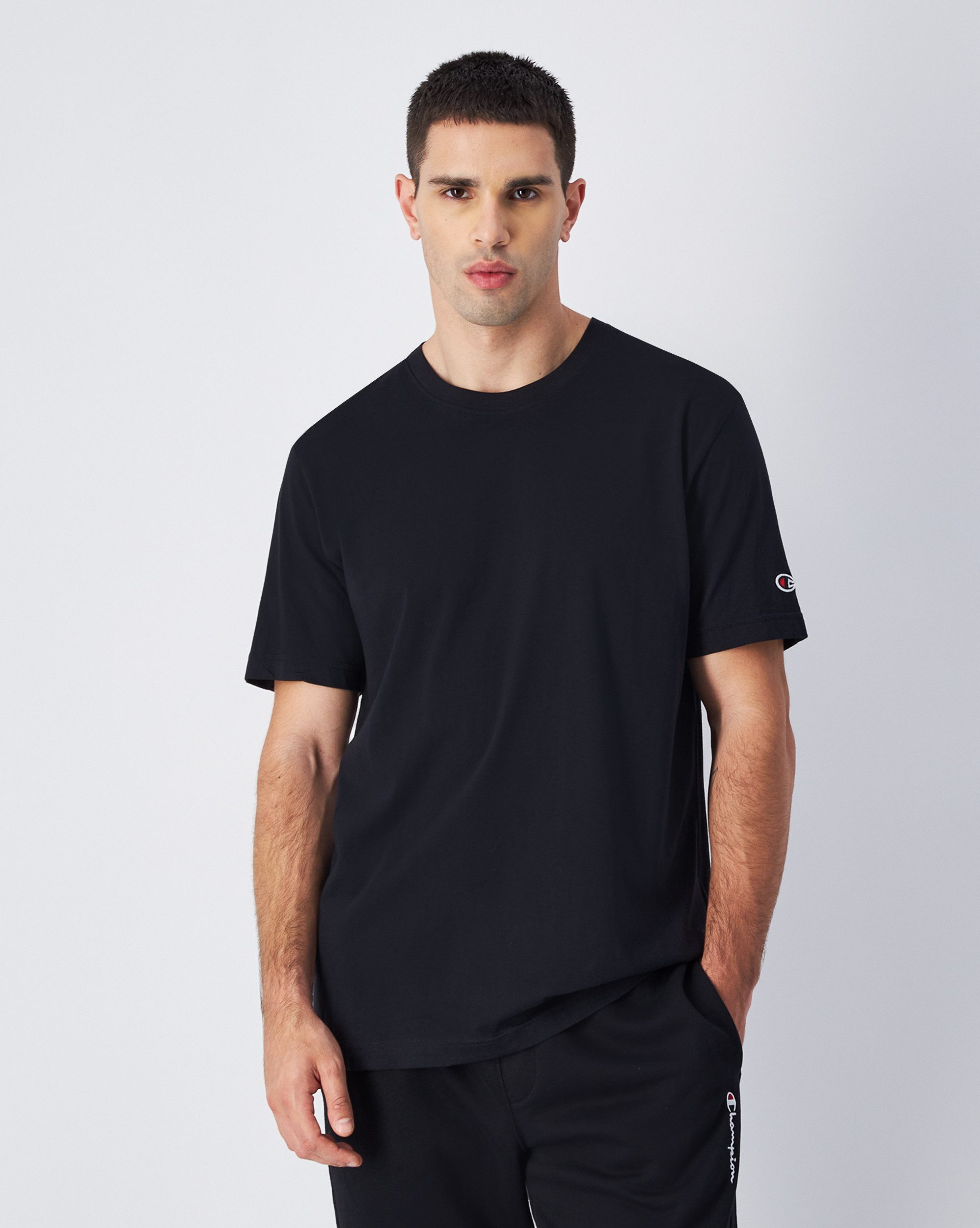 Champion T-shirt 2PACK CREW-NECK Basic shirt, dubbelpack (set, 2-delig, Set)