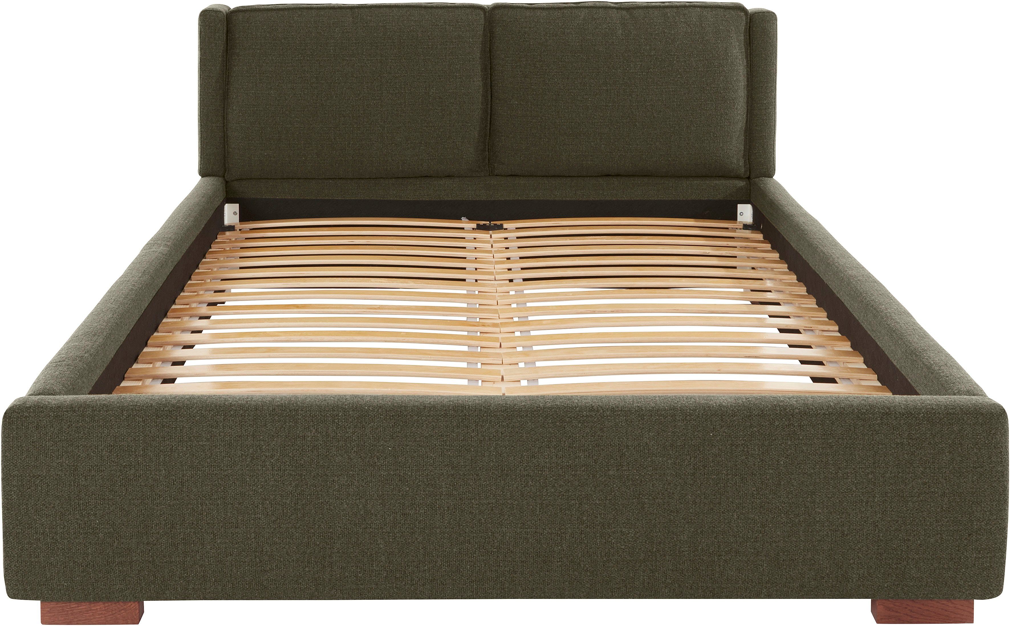 Home affaire Gestoffeerd bed Annera, kussenvulling met veren Inclusief lattenbodem, ligoppervlak 140 of 180 cm kiesbaar