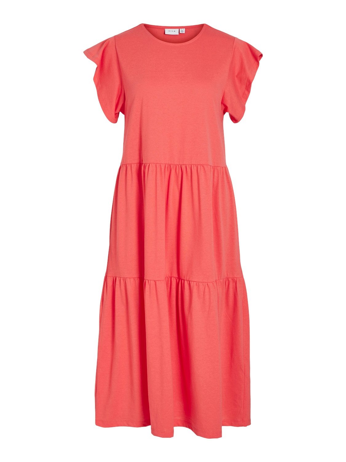 Vila Zomerjurk VISUMMER S/S MIDI DRESS - NOOS