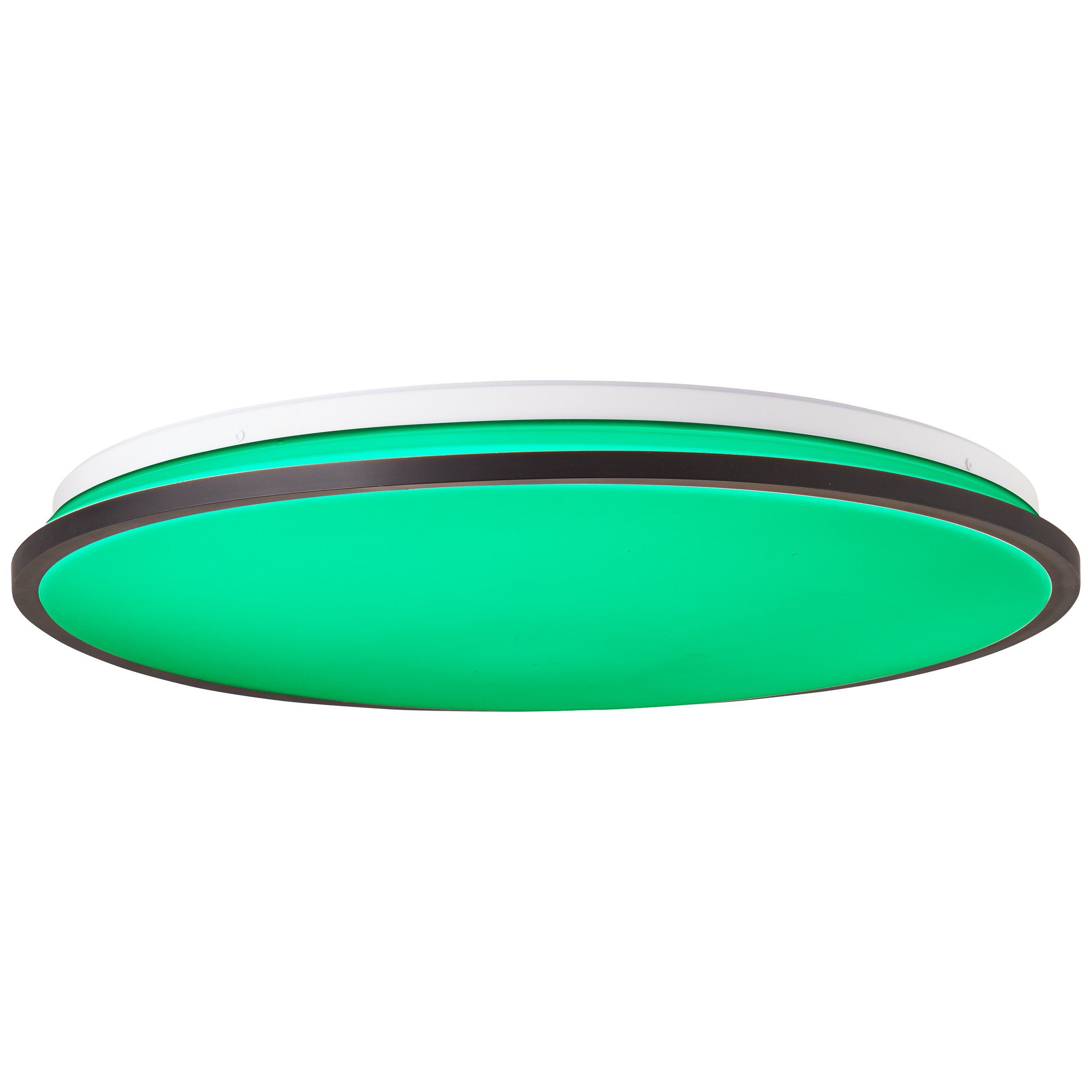 Brilliant Leuchten Led-plafondlamp Heida 3000 lm, ø 49 cm, metaal/kunststof, zwart