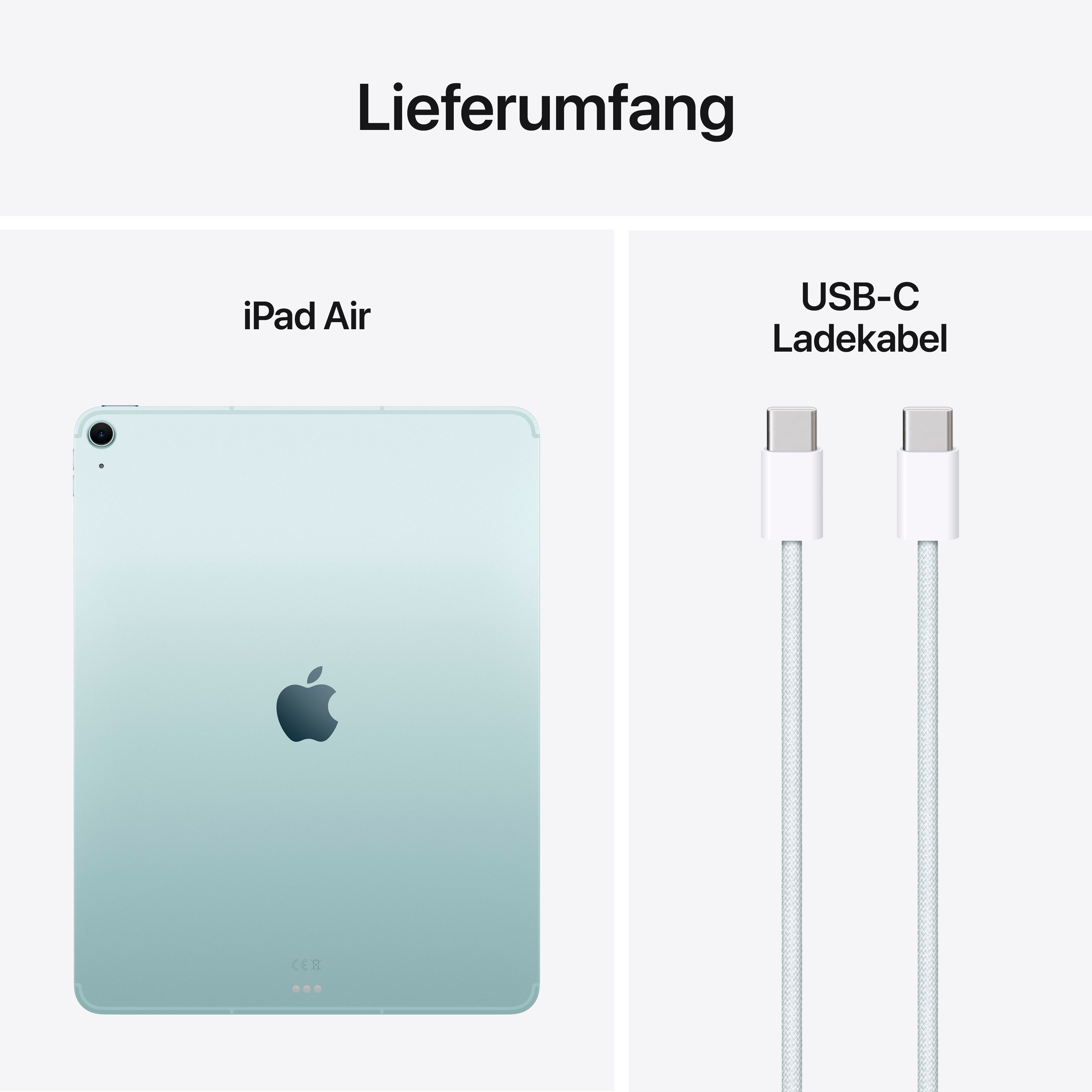 Apple Tablet 13" iPad Air Wi-Fi + Cellular, 12,9", iPadOS