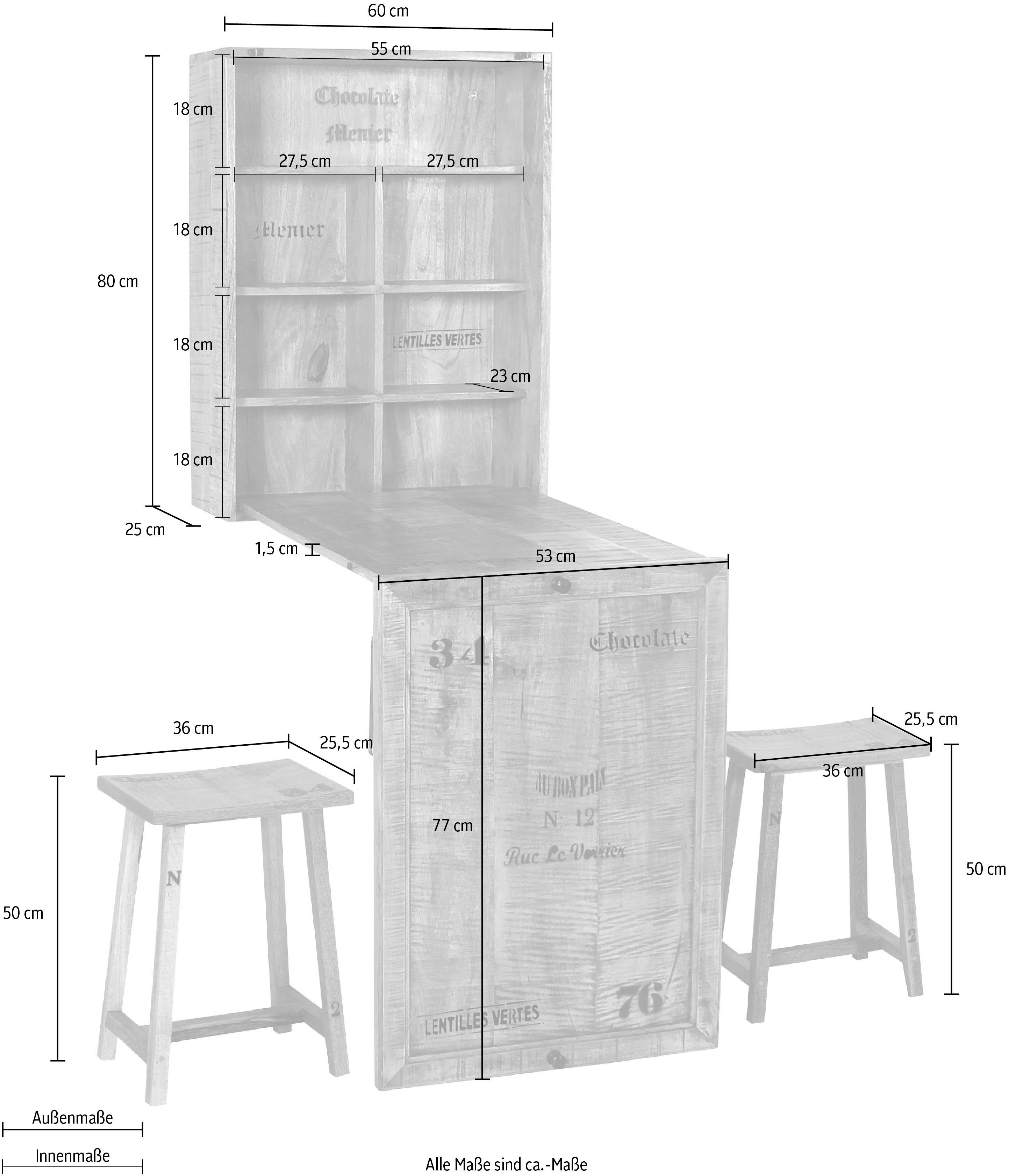 SIT Klaptafel inclusief 2 hockers