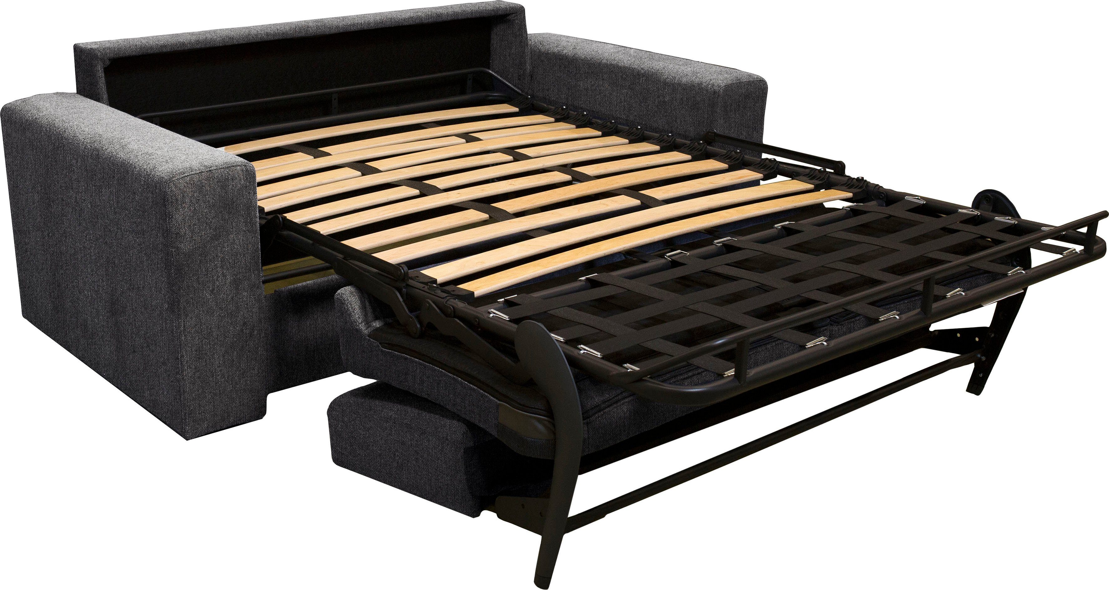 Home affaire 2-zitsbank Roma matras hoogte 14 cm Bedfunctie, met vering, Afmeting liggend ca. 123x198 cm