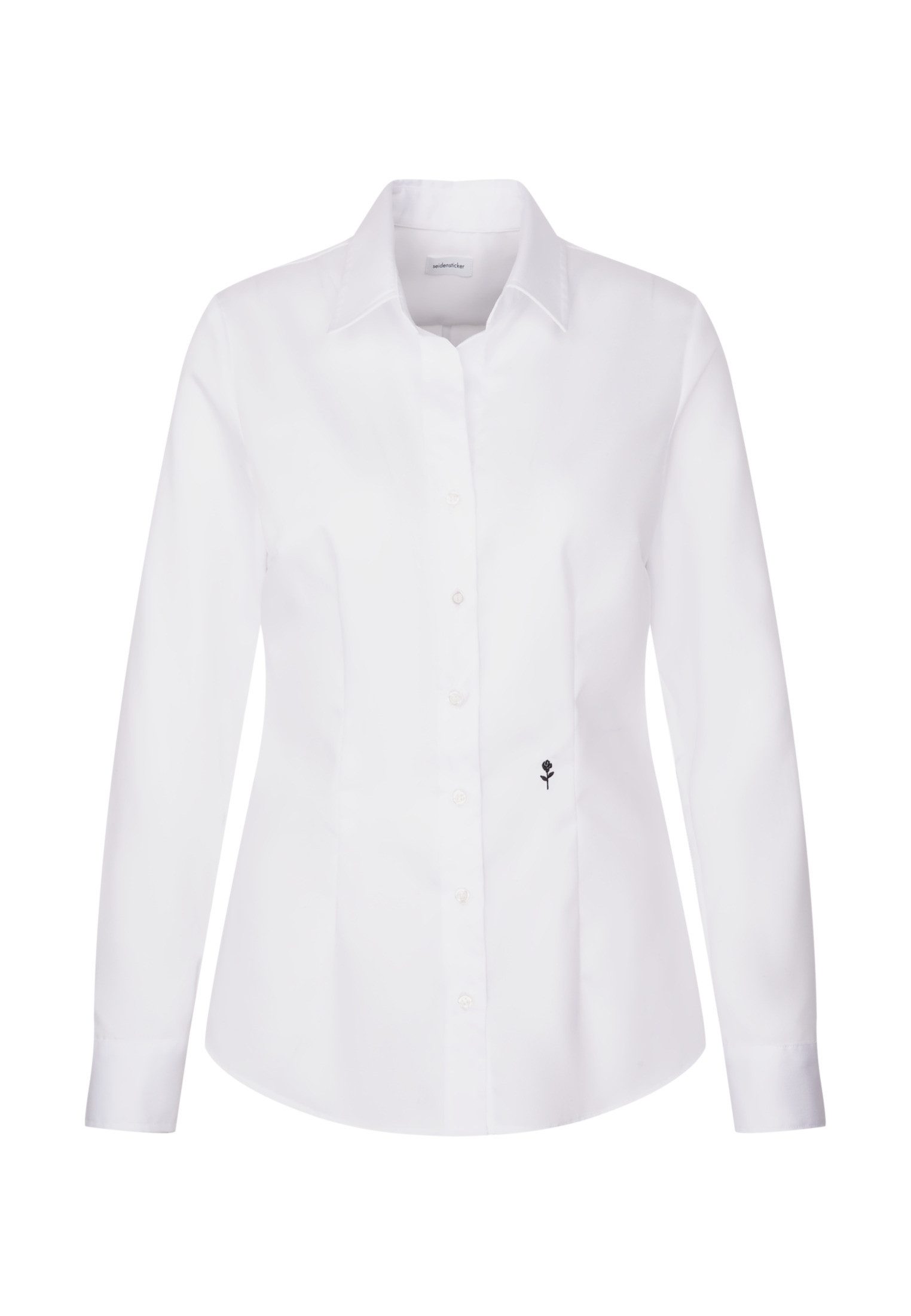 seidensticker Overhemdblouse 1 1 kraag uni