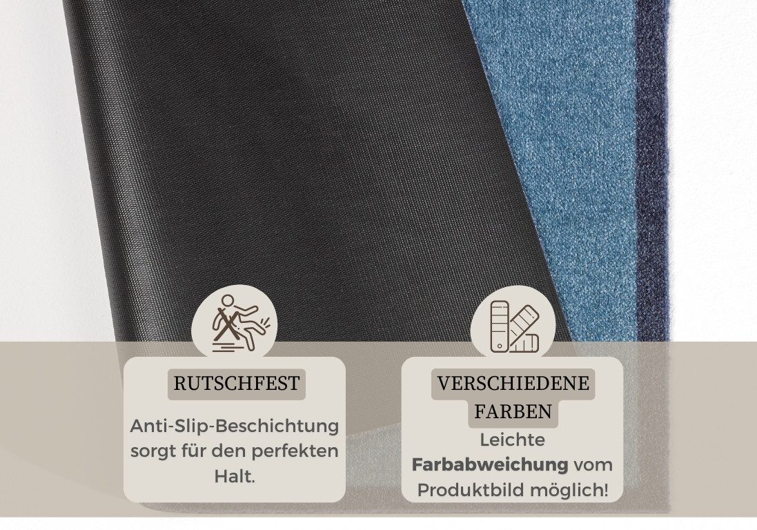 HANSE Home Mat Moin, deurmat Wasbaar, inloopmat, outdoor, binnenshuis, antislip, weerbestendig