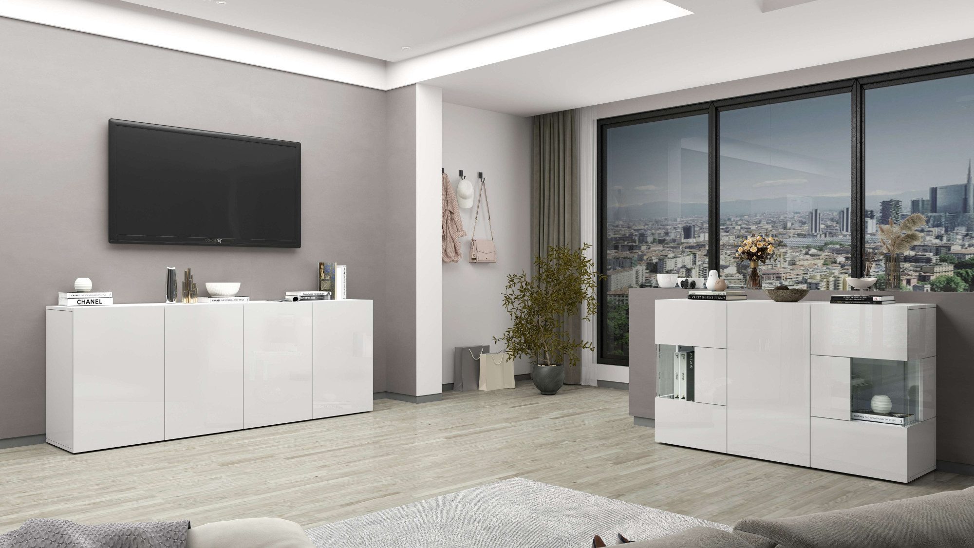 INOSIGN Dressoir Egypt, Ladekast, Kast, Buffet, greeploos