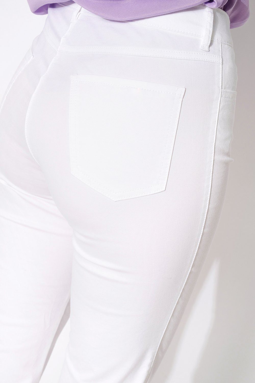 TONI 7/8 jeans gesplitst, met stretch