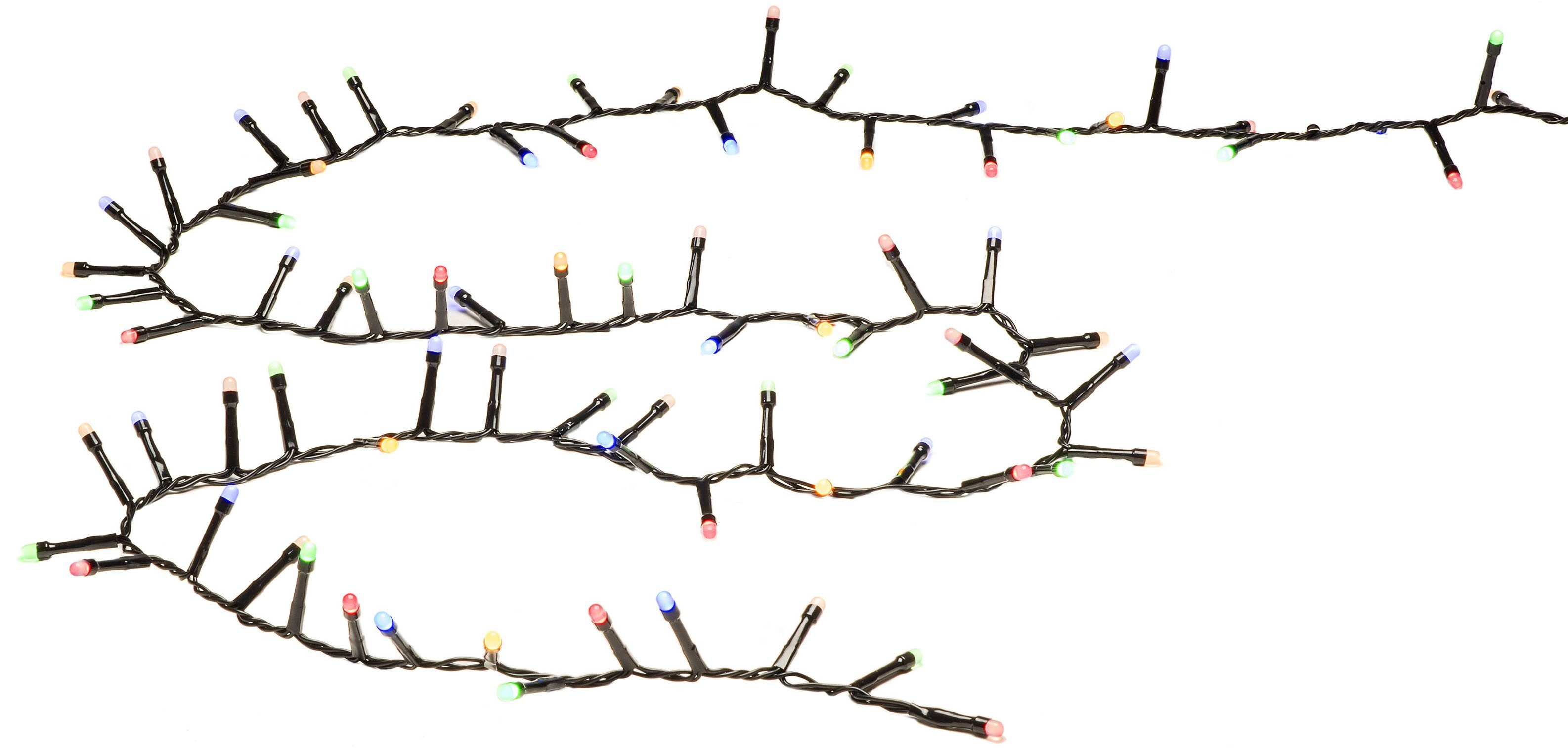 KONSTSMIDE Led-lichtsnoer Kerstversiering buiten Micro led compacte lampjes, 600 gekleurde dioden (1 stuk)