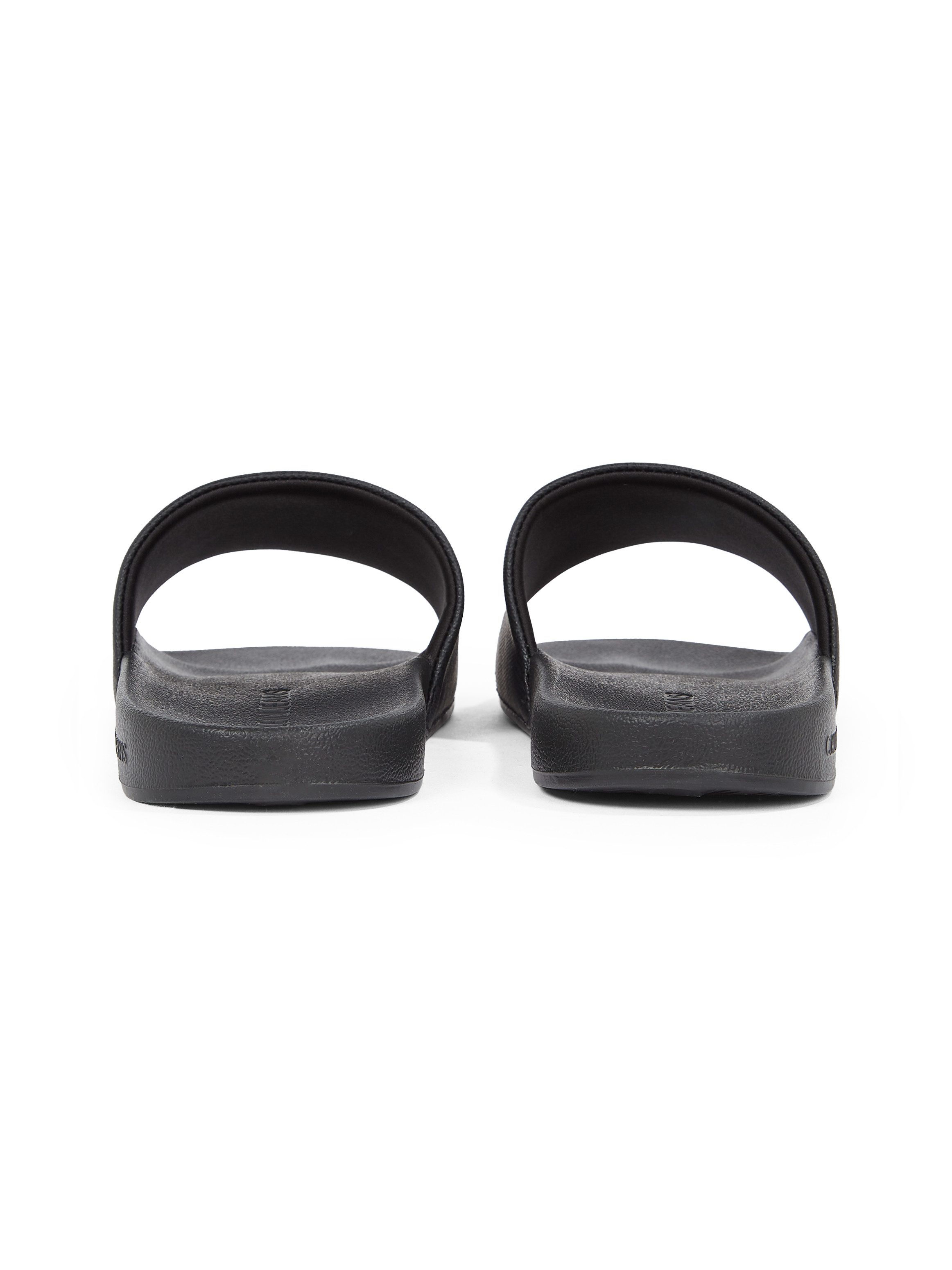 Calvin Klein Badslippers SLIDE AOP PRINT , slippers, poolslides, zomerschoen, strand-schoen met logo