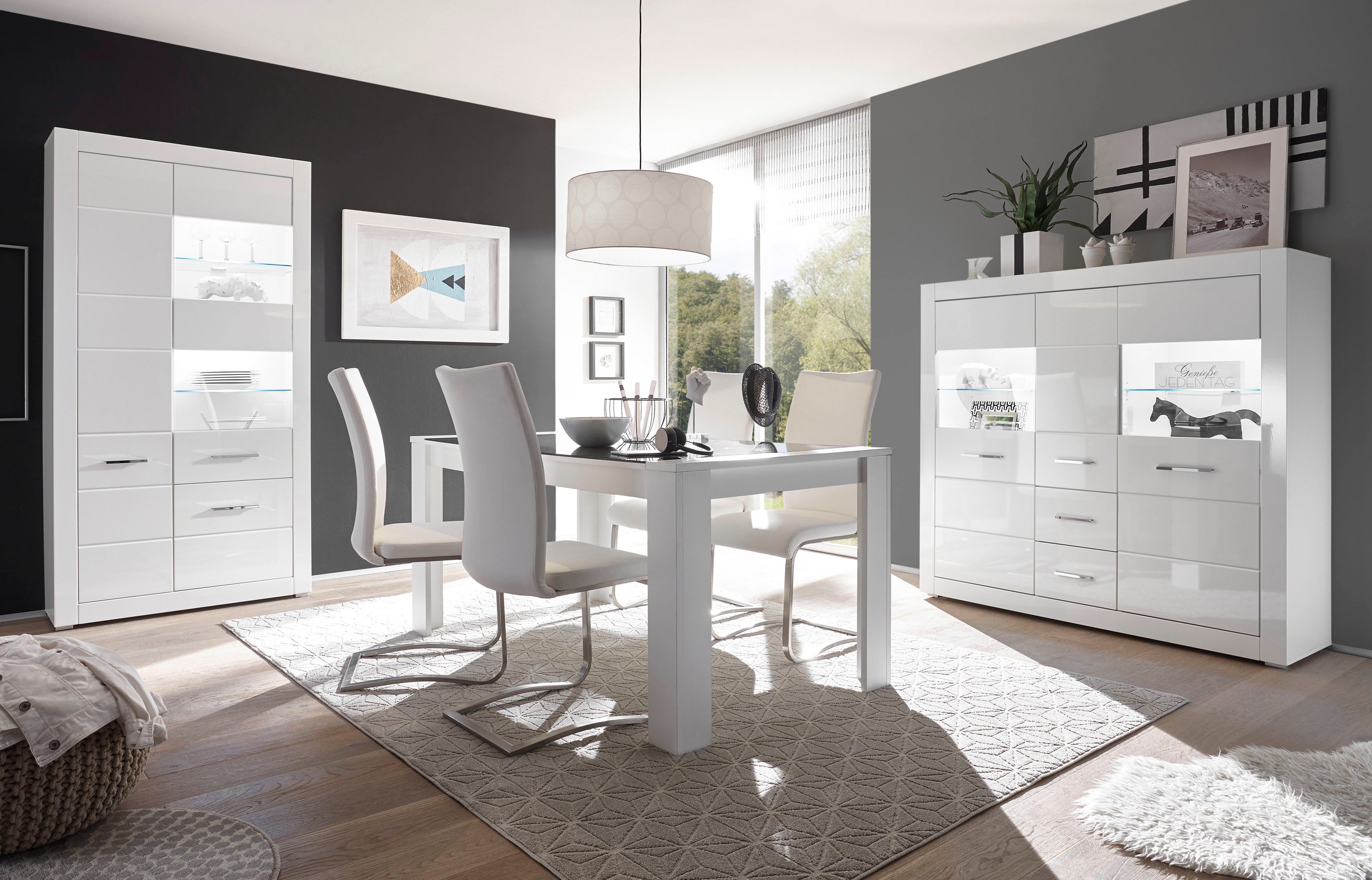 INOSIGN Vitrinekast Bianco Hoogte 198 cm