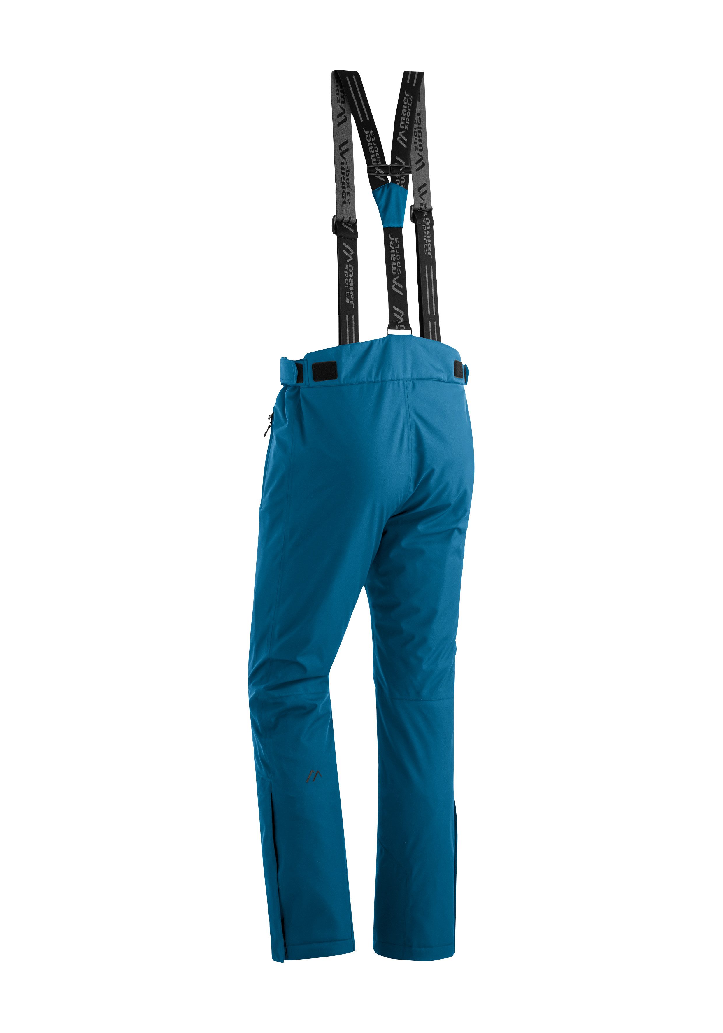 Maier Sports Skibroek Joscha slim Heren sneeuwbroek met bretels wind waterdicht slim fit