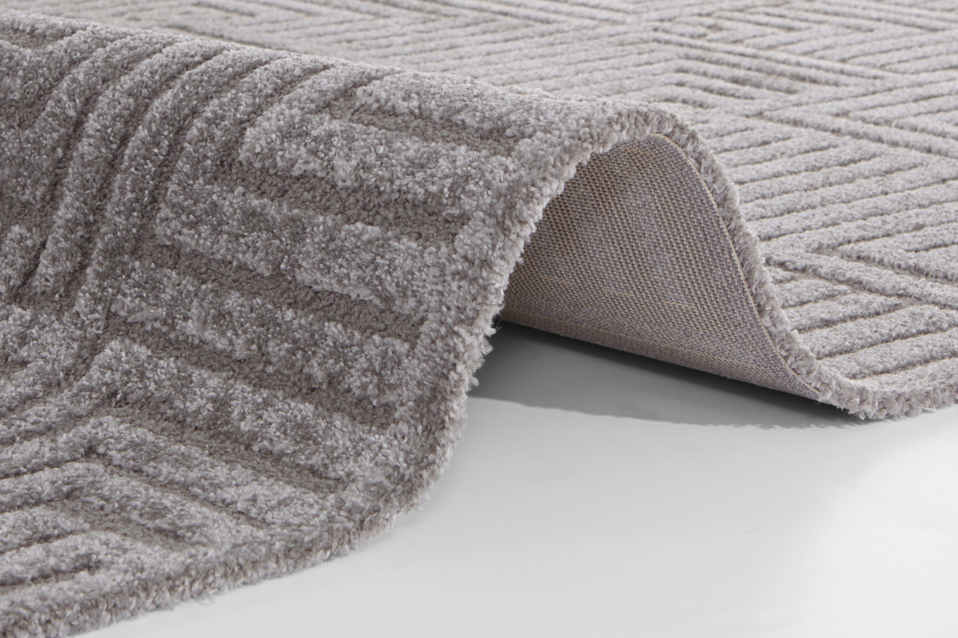 ELLE DECORATION Design-vloerkleed Manipu Zachte korte pool, reliëfeffect, modern, zacht, woonkamer