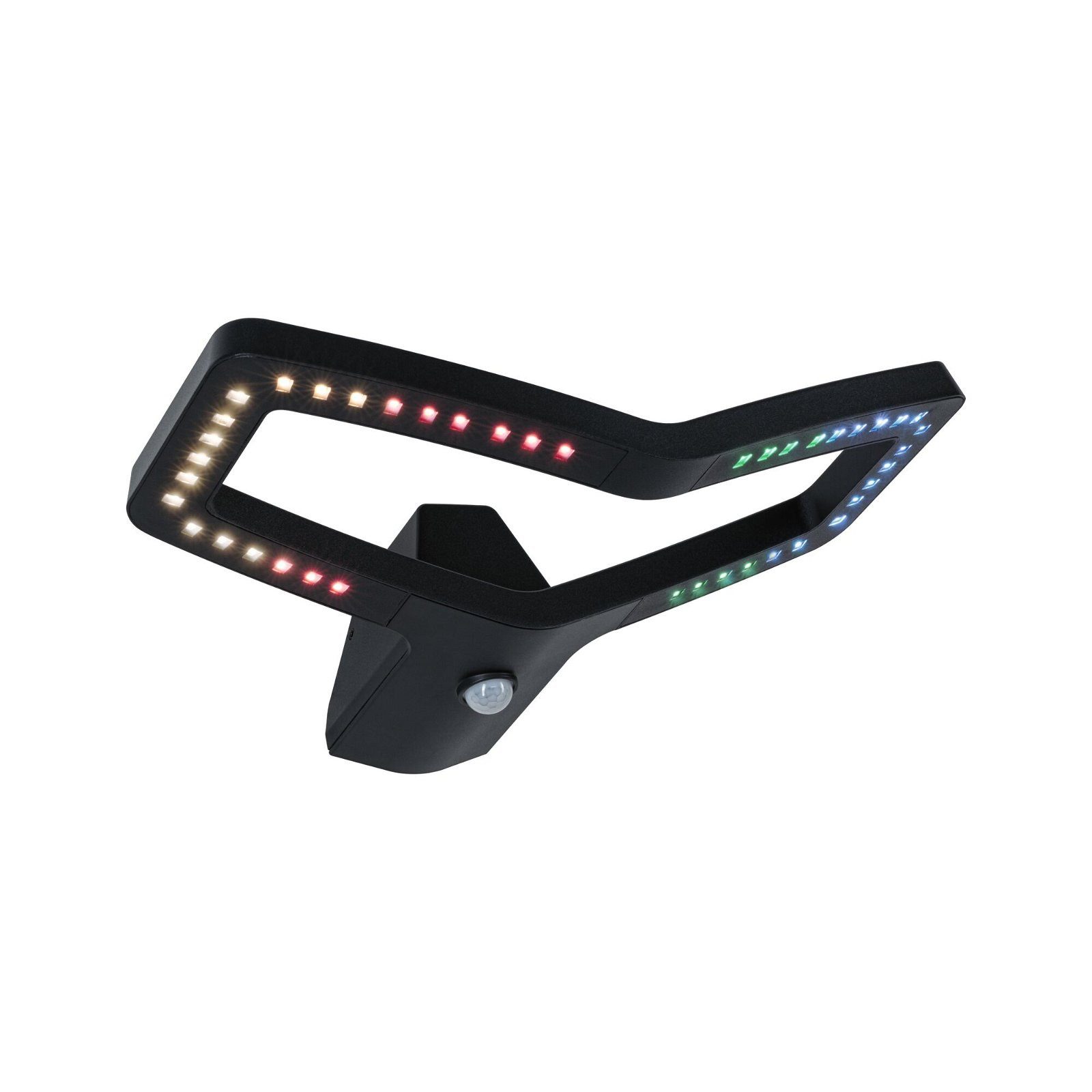 Paulmann Led-wandlamp voor buiten Alara IP44 vierkant 375x270mm RGBW+ 10W 450lm 230V antraciet metaal (1 stuk)