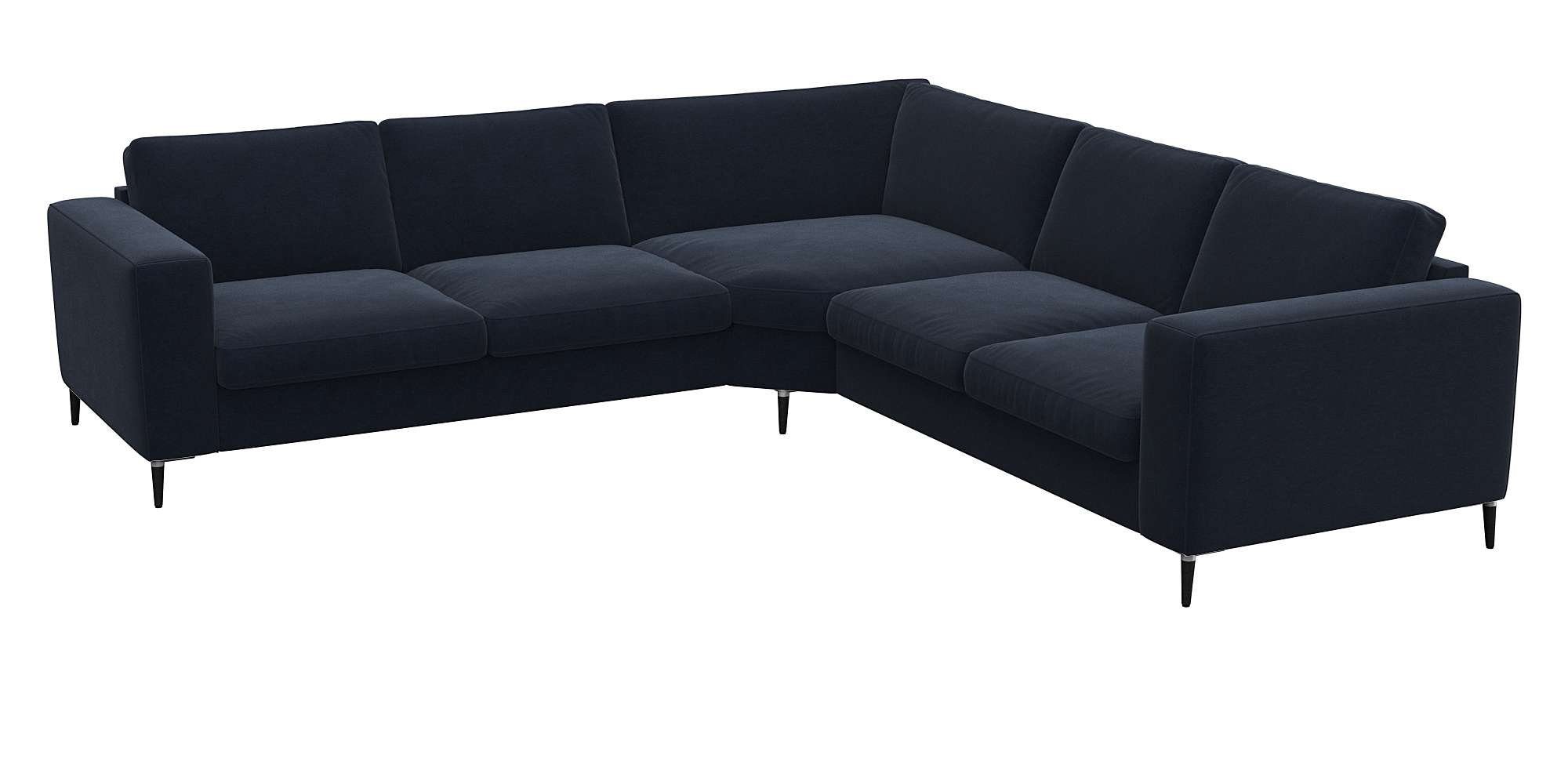FLEXLUX Hoekbank Fiore, gelijkbenig, super zitcomfort door koudschuim in de zitting