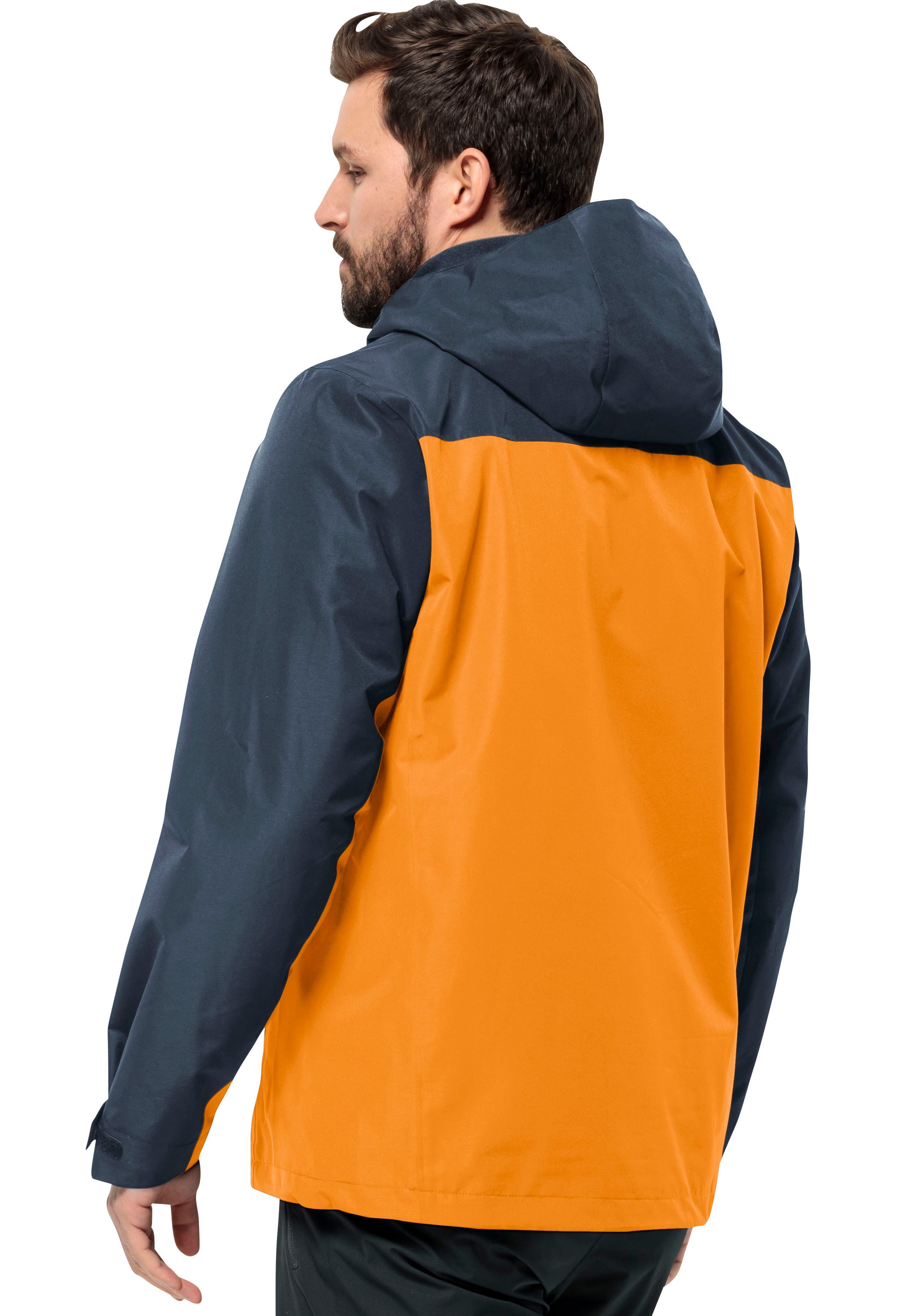Jack Wolfskin Functioneel 3-in-1-jack TAUBENBERG 3IN1 JKT M met waterafstotende ritsen waterdicht ademend