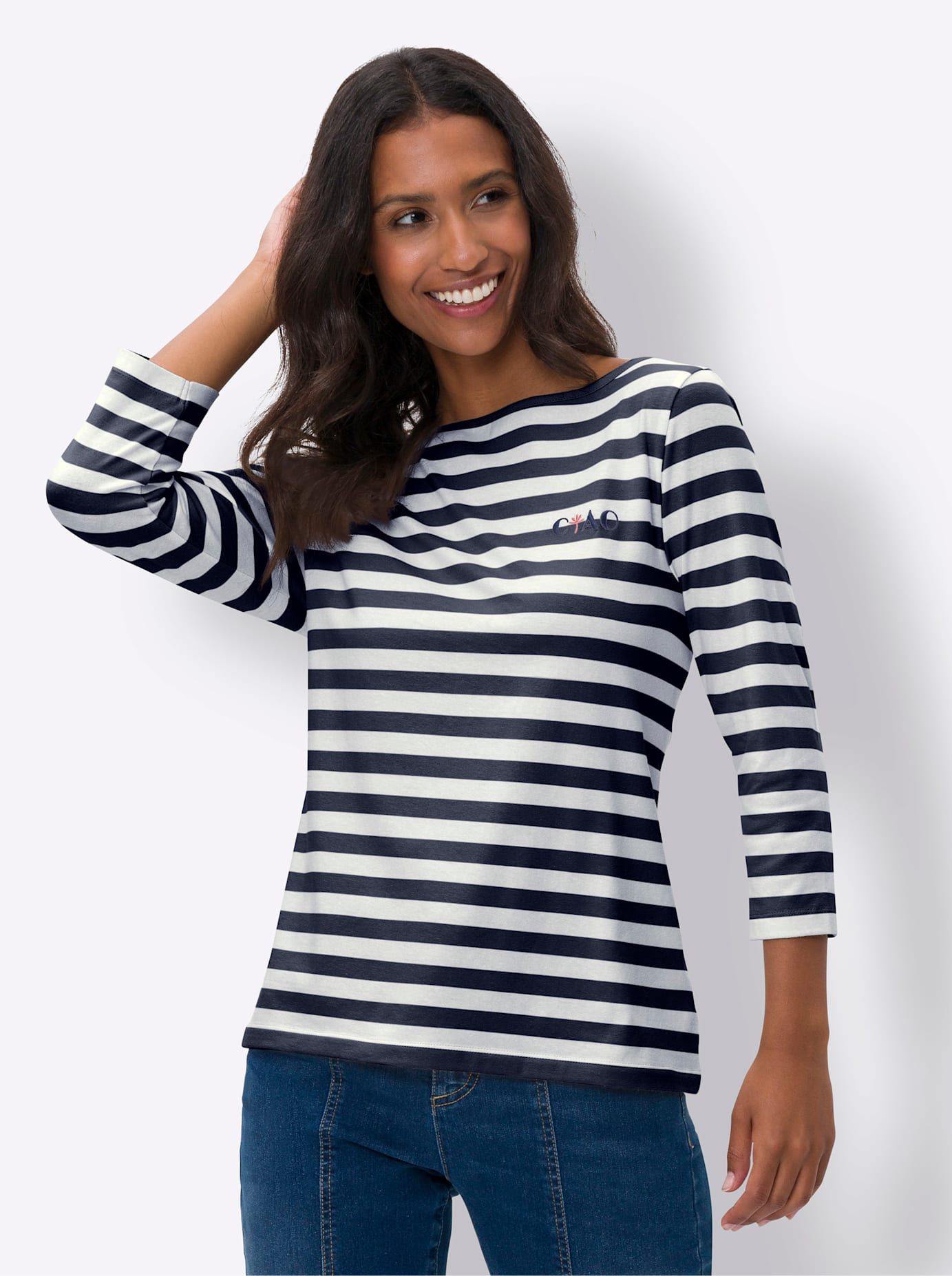 heine T-shirt Gestreept shirt (1-delig)