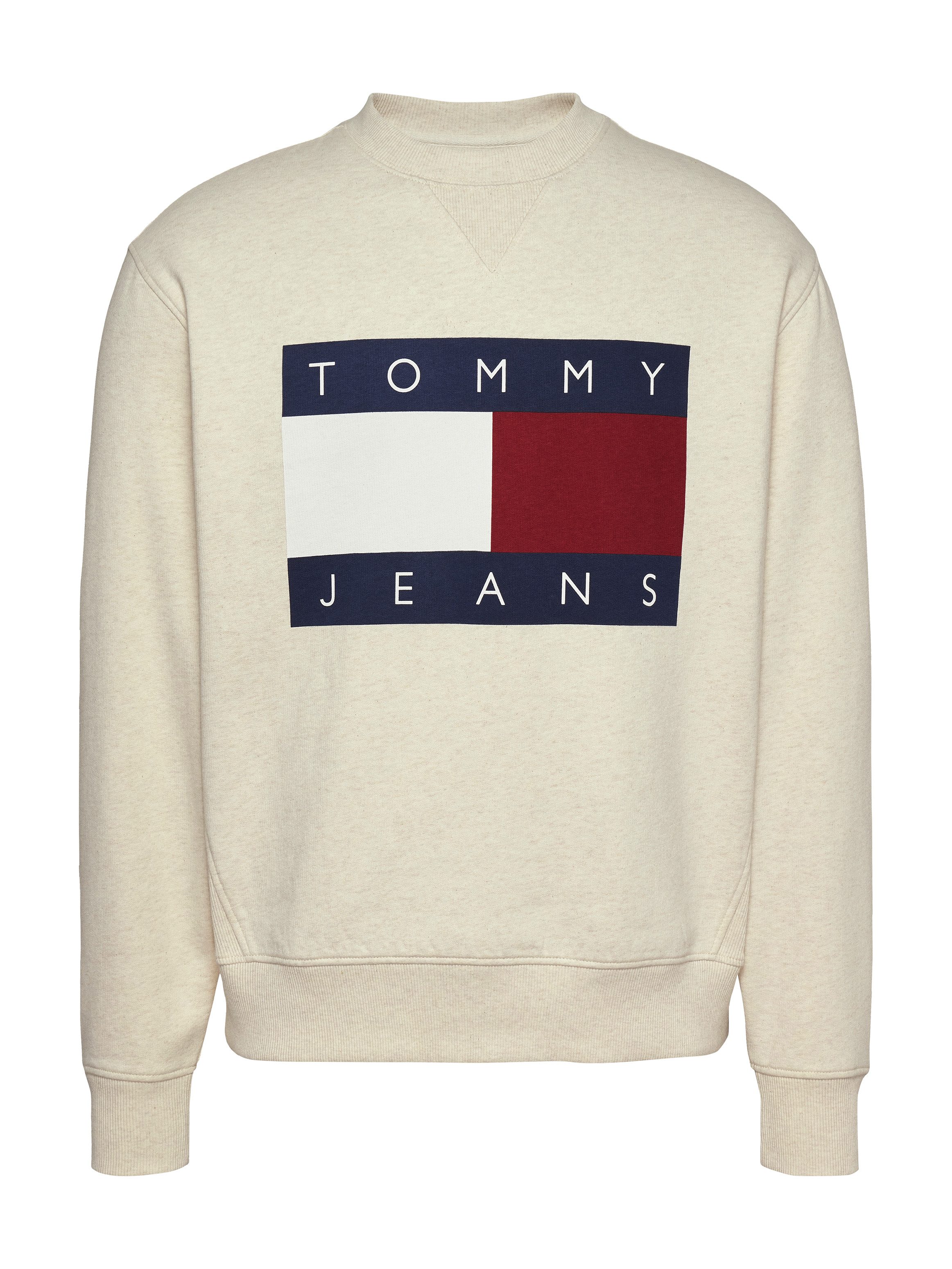 TOMMY JEANS Sweatshirt TJM MELANGE FLAG CREW