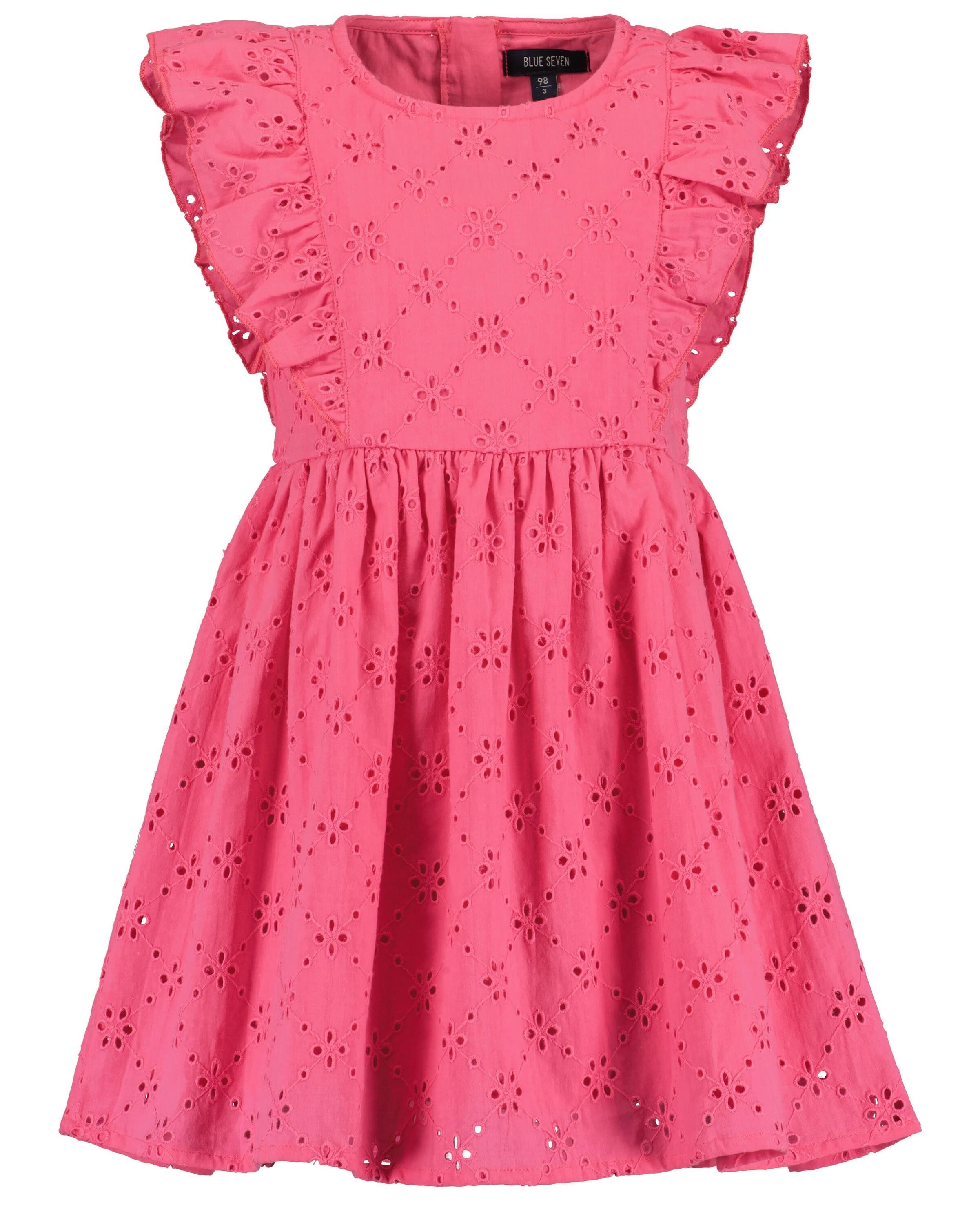 Blue Seven Zomerjurk Blue Seven jurk (1-delig) meisjes jurken maat 92 roze