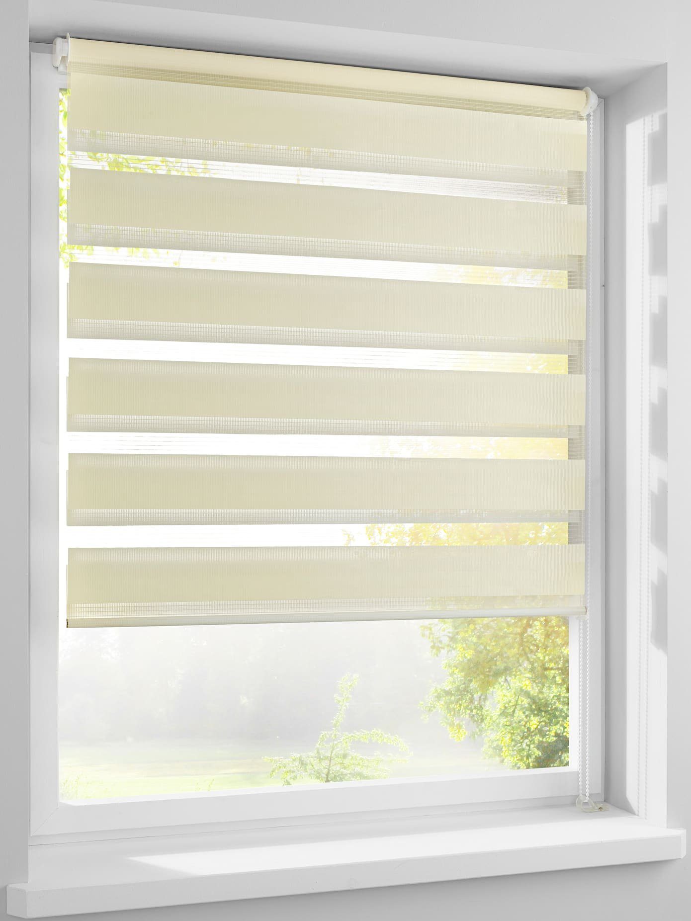 heine home Romeins rolgordijn (1 stuk) vouwgordijnen & jaloezieën maat 1 beige