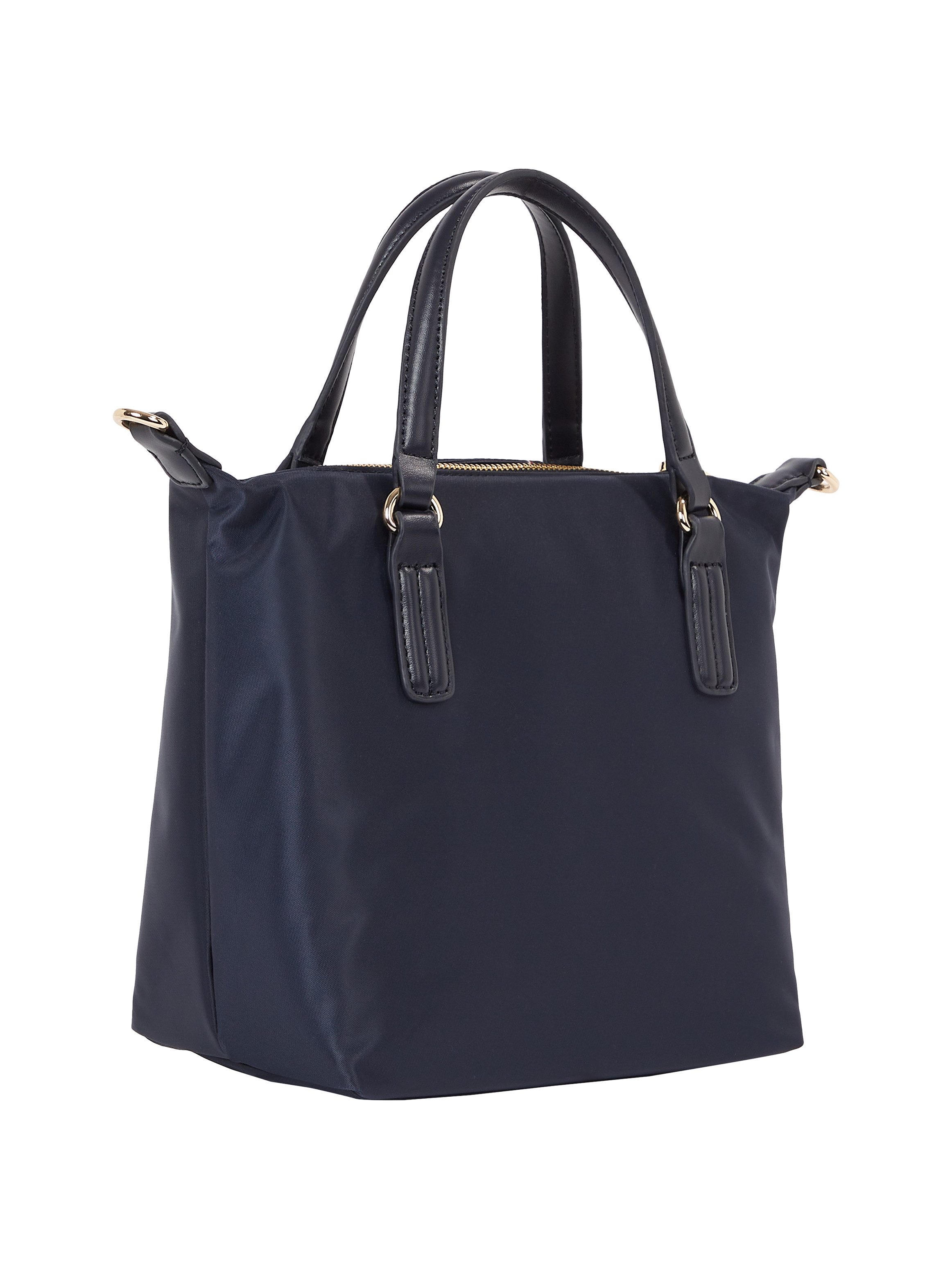 Tommy Hilfiger Draagtas POPPY SMALL TOTE CORP , dames schoudertas, handtas met kleurrijke rits