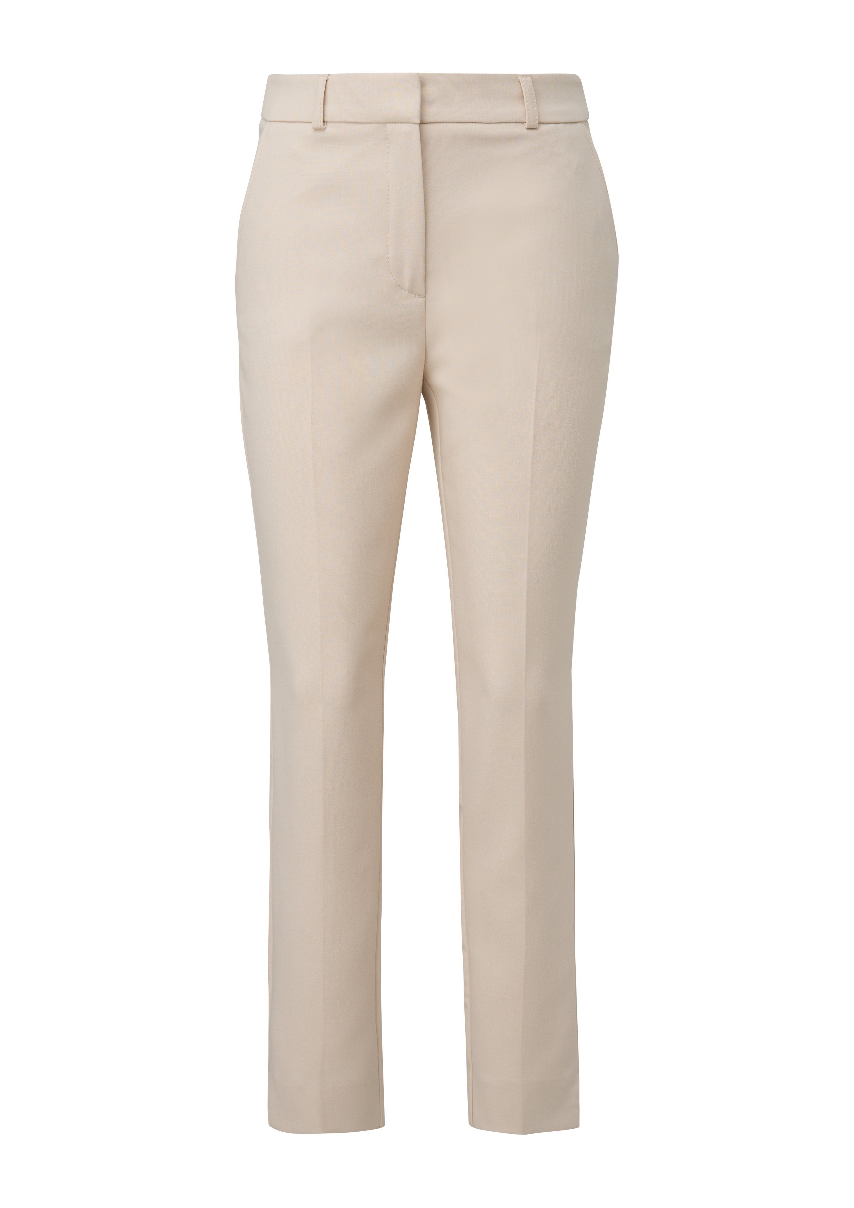 Comma Pantalon met plooi en verborgen sluiting