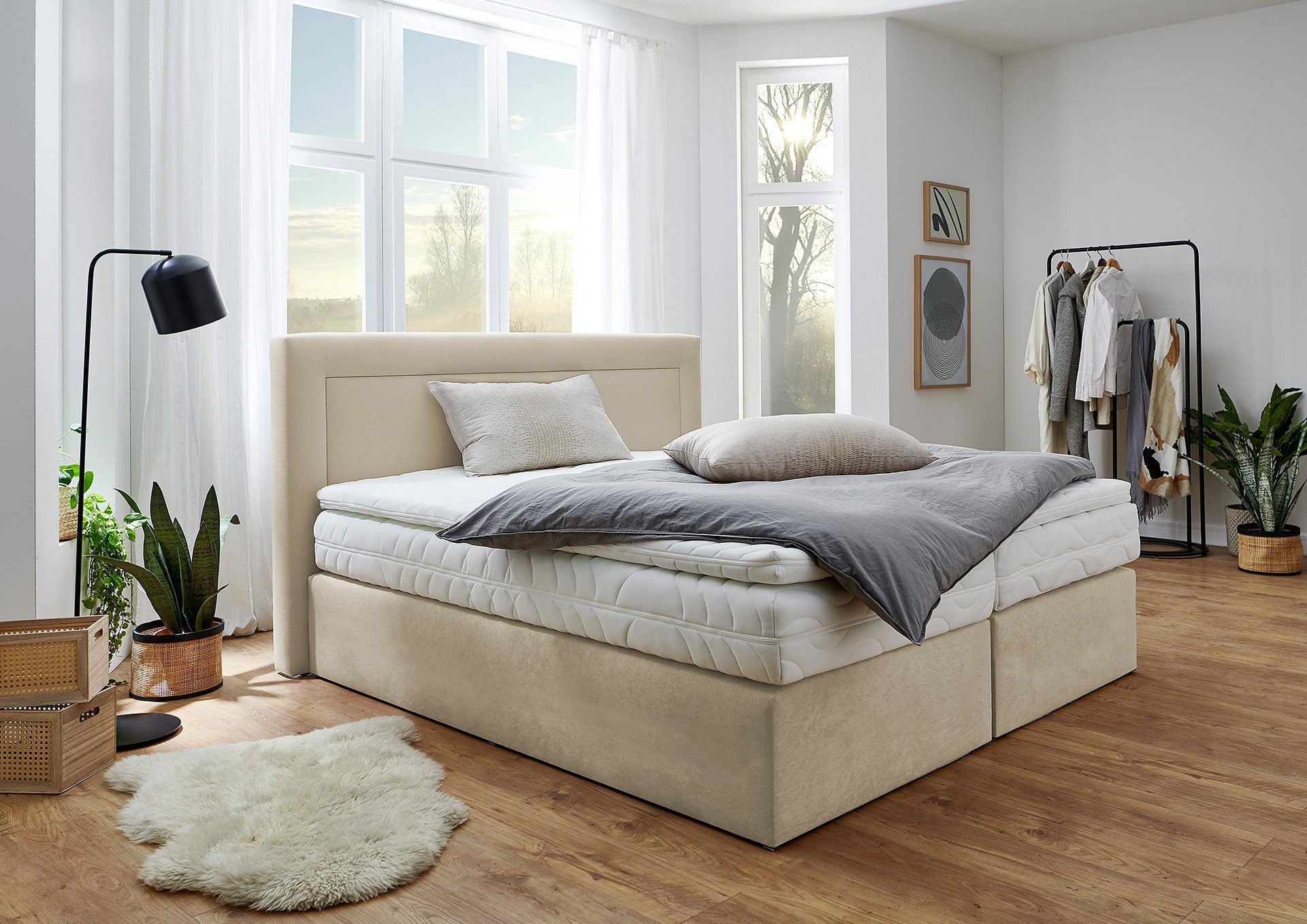 Westfalia Polsterbetten Boxspring naar keuze met bedkist en topmatras