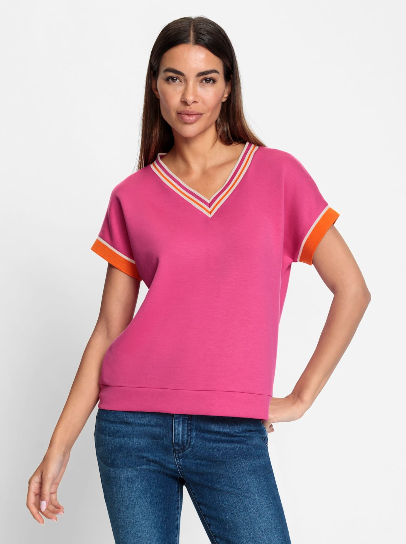 heine Shirt met V-hals Shirt (1-delig)