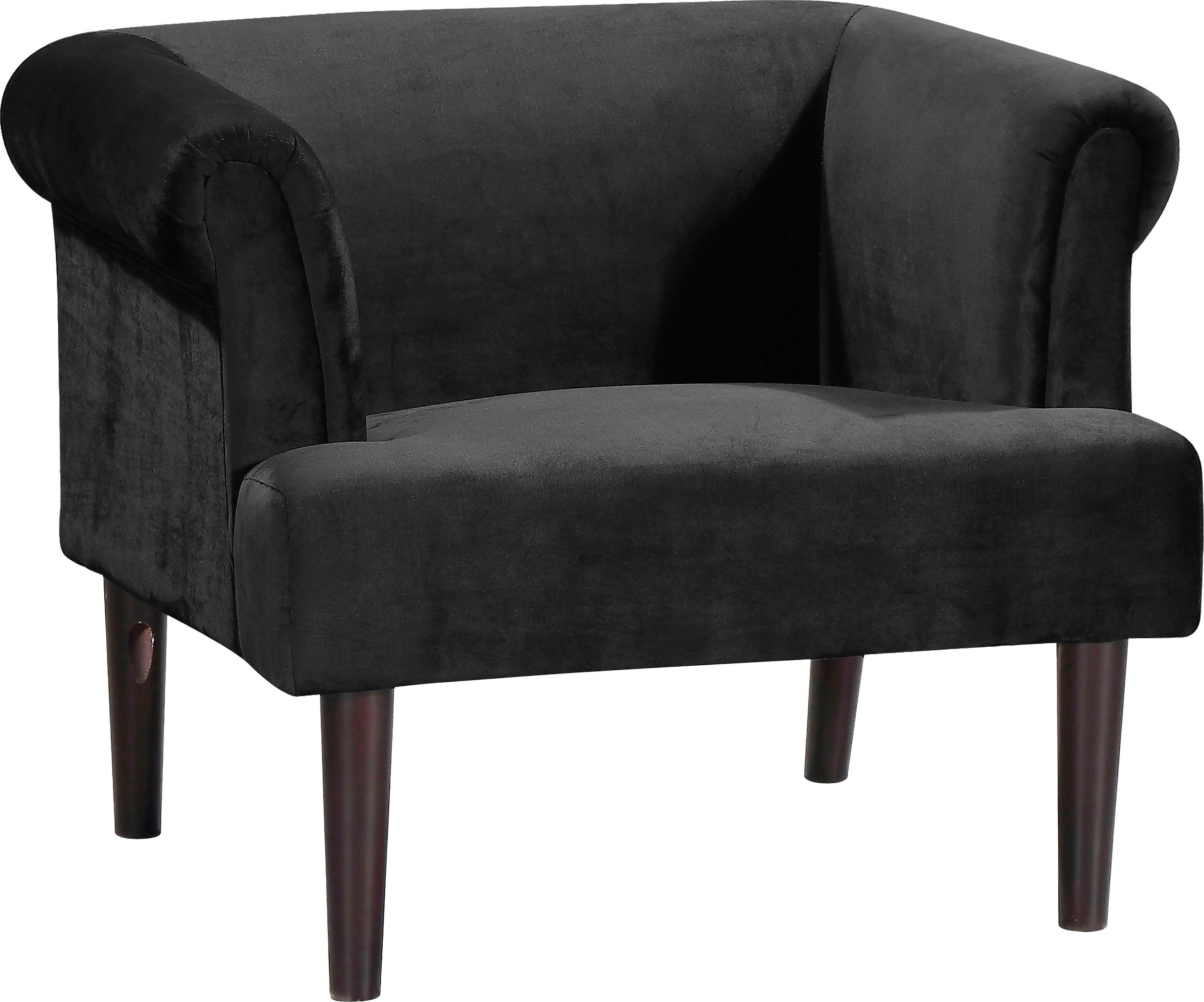 ATLANTIC home collection Fauteuil Charlie Loungestoel met golfvoet